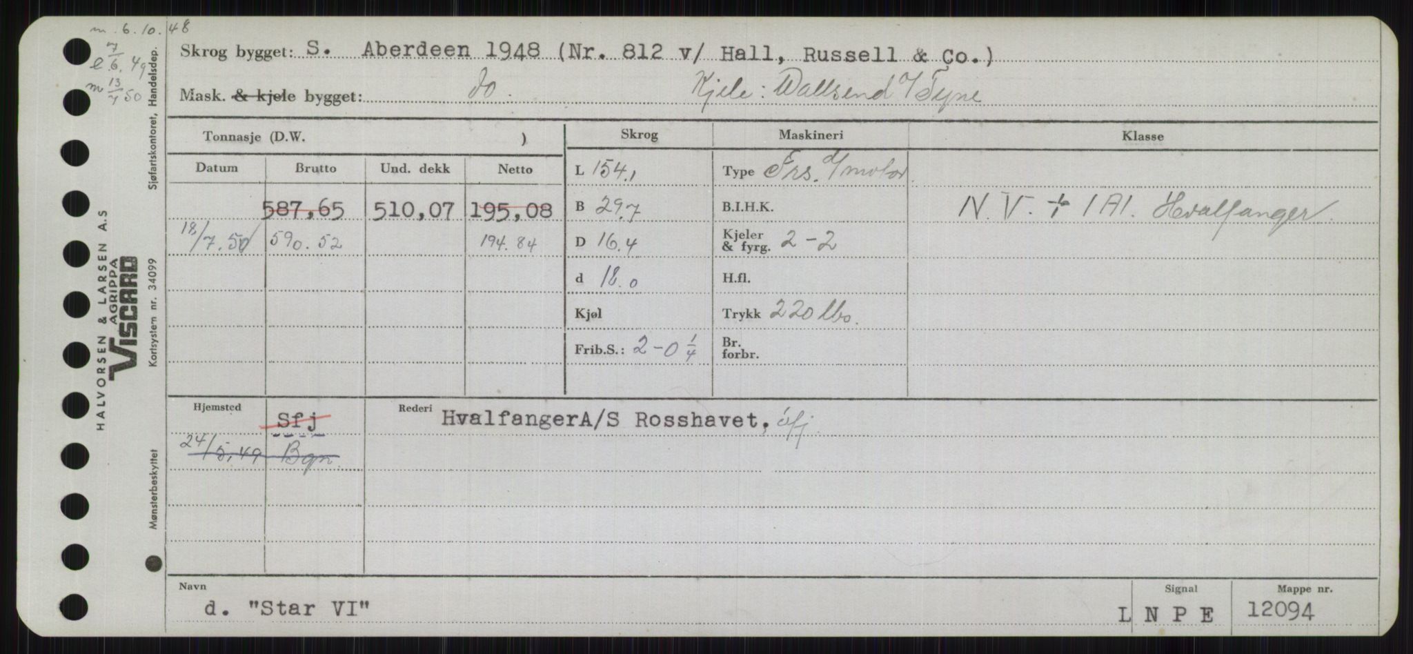 Sjøfartsdirektoratet med forløpere, Skipsmålingen, RA/S-1627/H/Hb/L0004: Fartøy, O-S, p. 427