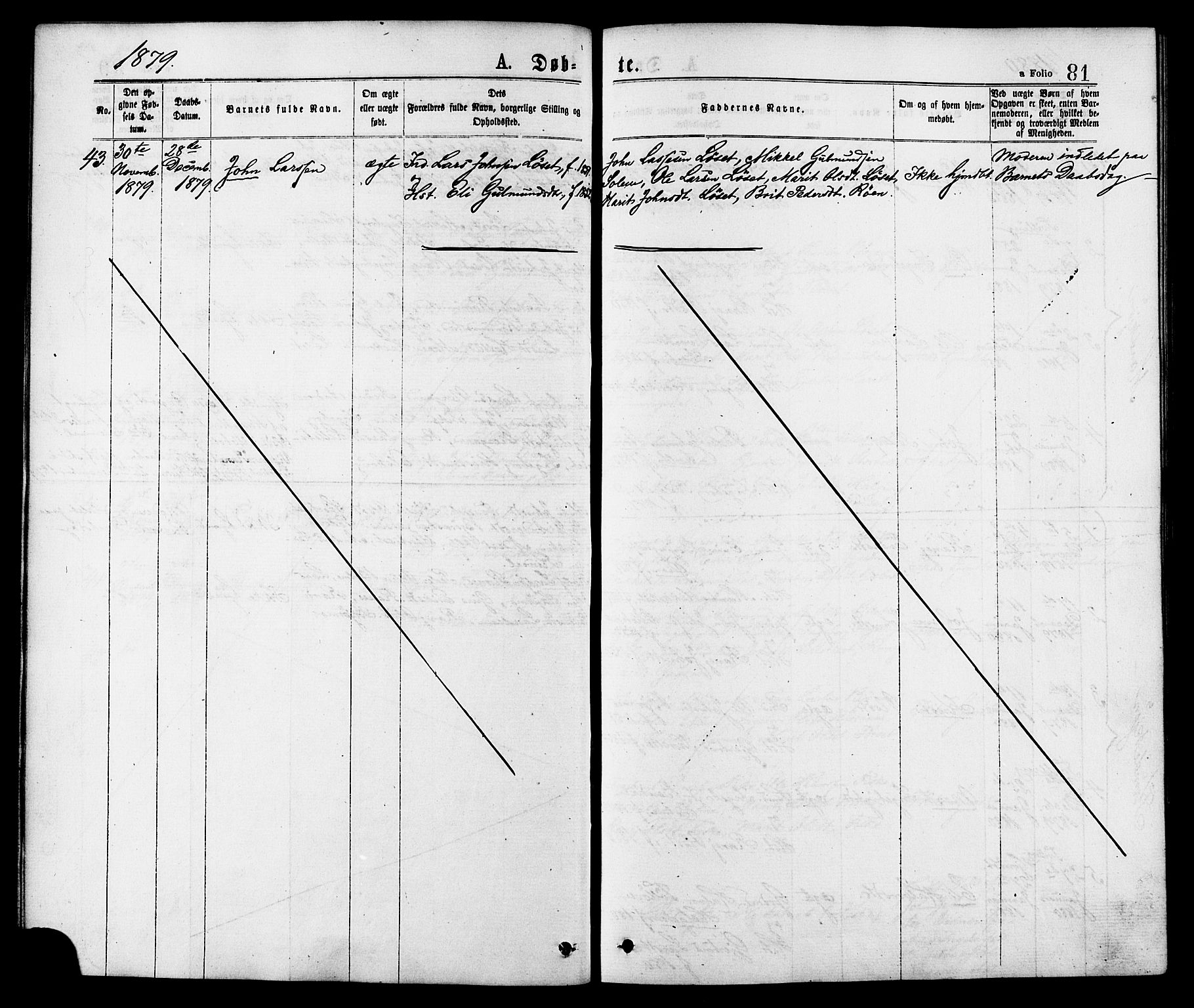 Ministerialprotokoller, klokkerbøker og fødselsregistre - Møre og Romsdal, AV/SAT-A-1454/598/L1068: Parish register (official) no. 598A02, 1872-1881, p. 81