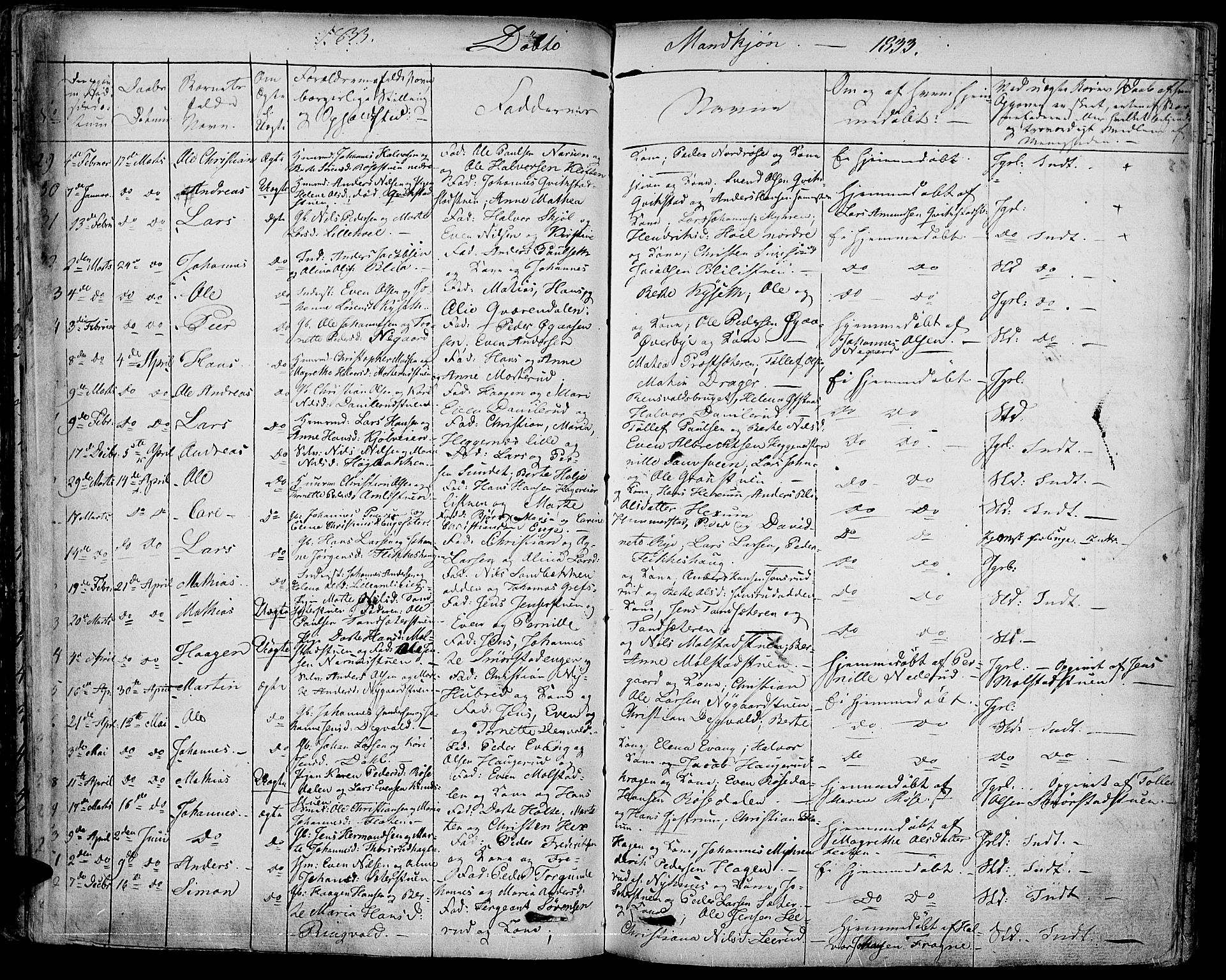 Vestre Toten prestekontor, AV/SAH-PREST-108/H/Ha/Haa/L0002: Parish register (official) no. 2, 1825-1837, p. 67