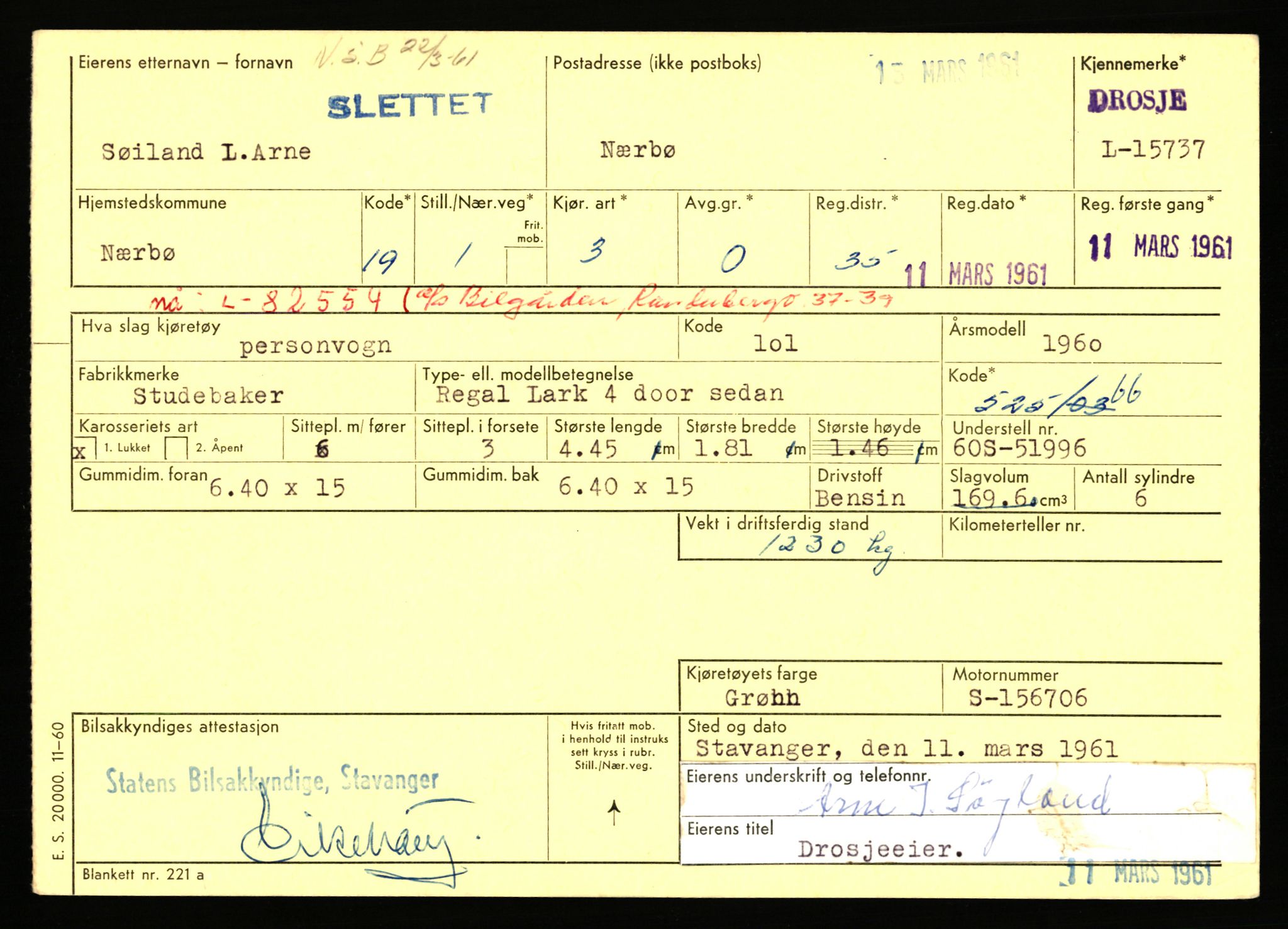 Stavanger trafikkstasjon, AV/SAST-A-101942/0/F/L0029: L-15700 - L-16299, 1930-1971, p. 155