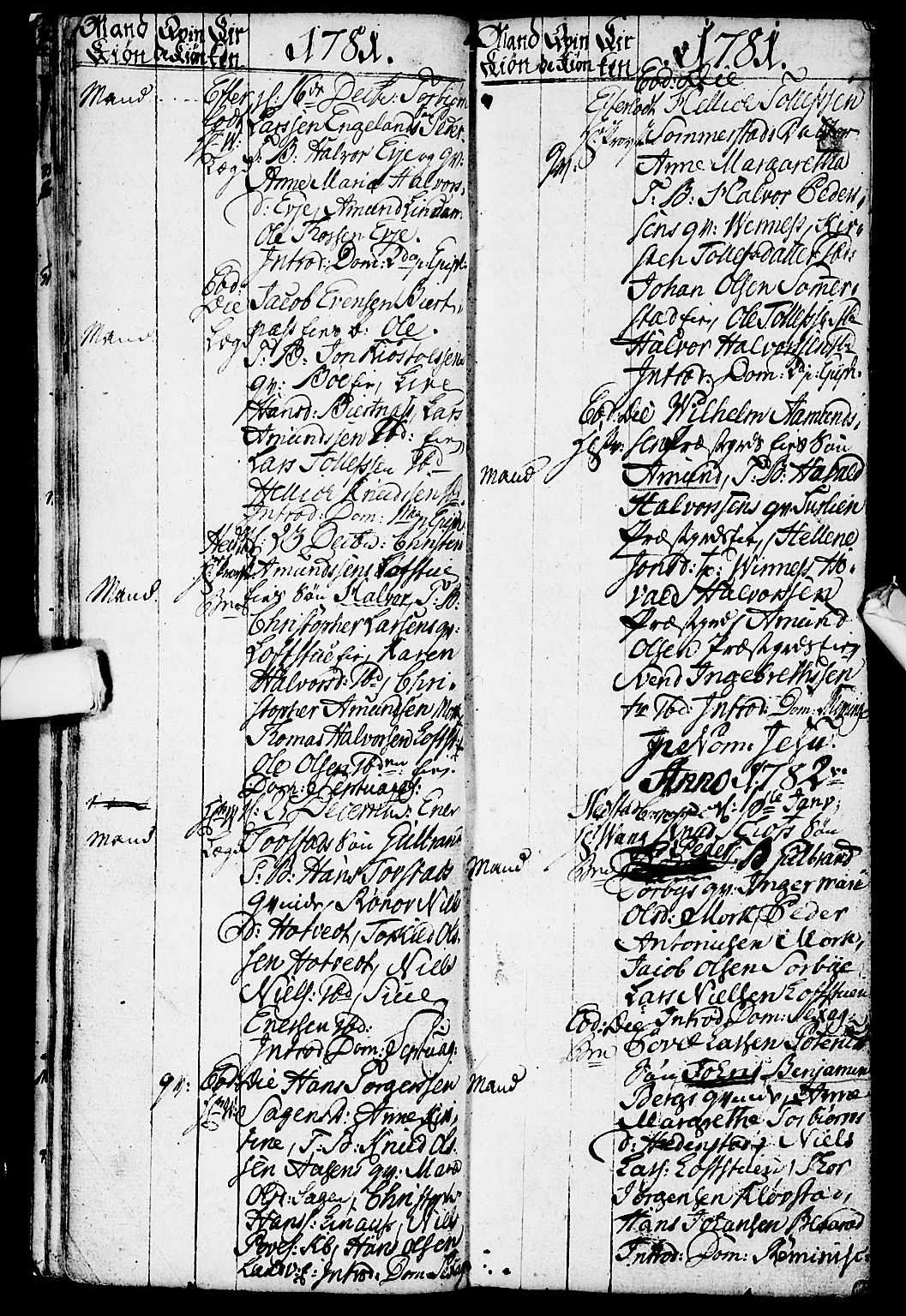 Sandsvær kirkebøker, SAKO/A-244/G/Ga/L0001: Parish register (copy) no. I 1, 1775-1786