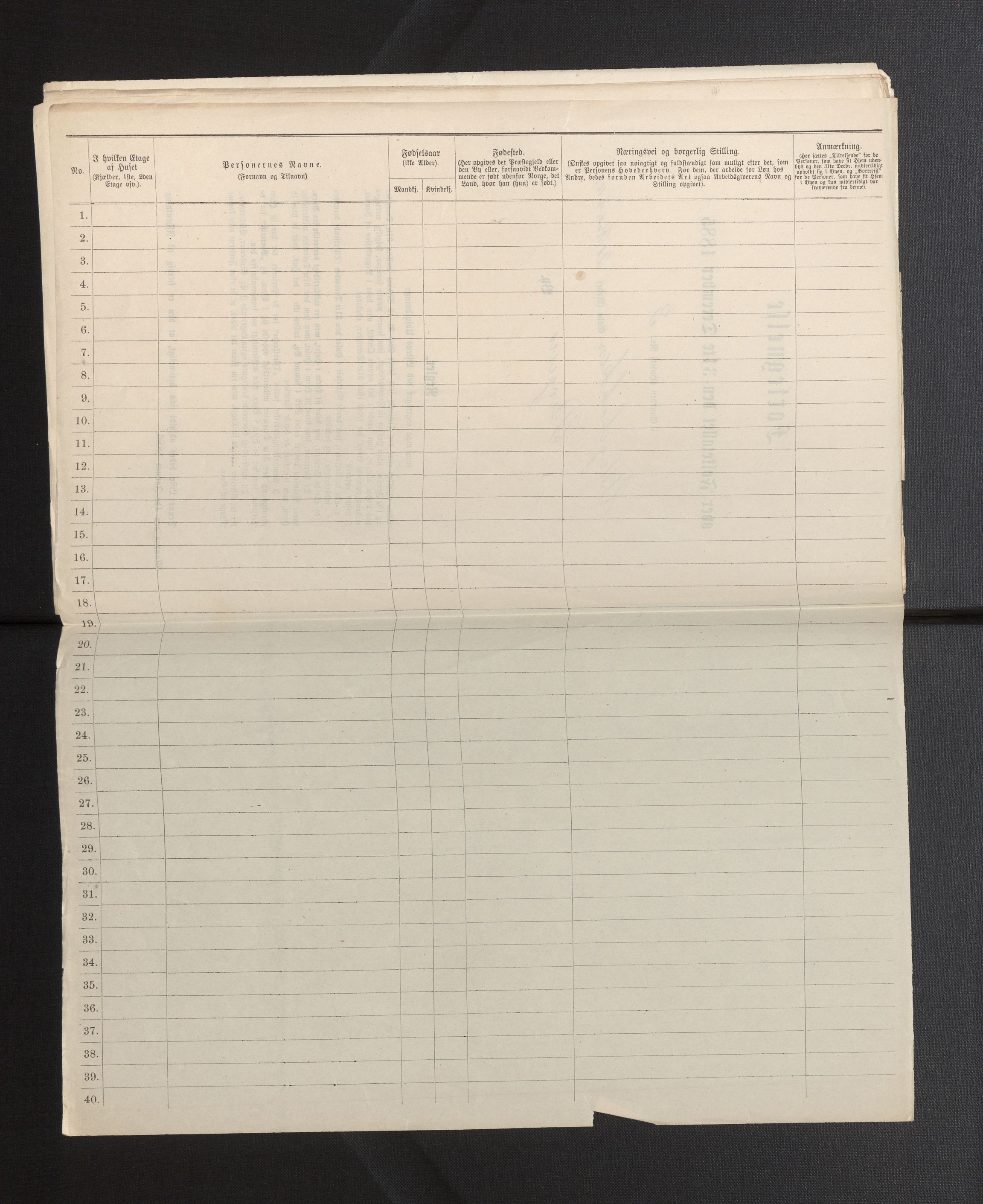 SAB, 1885 census for 1301 Bergen, 1885, p. 492