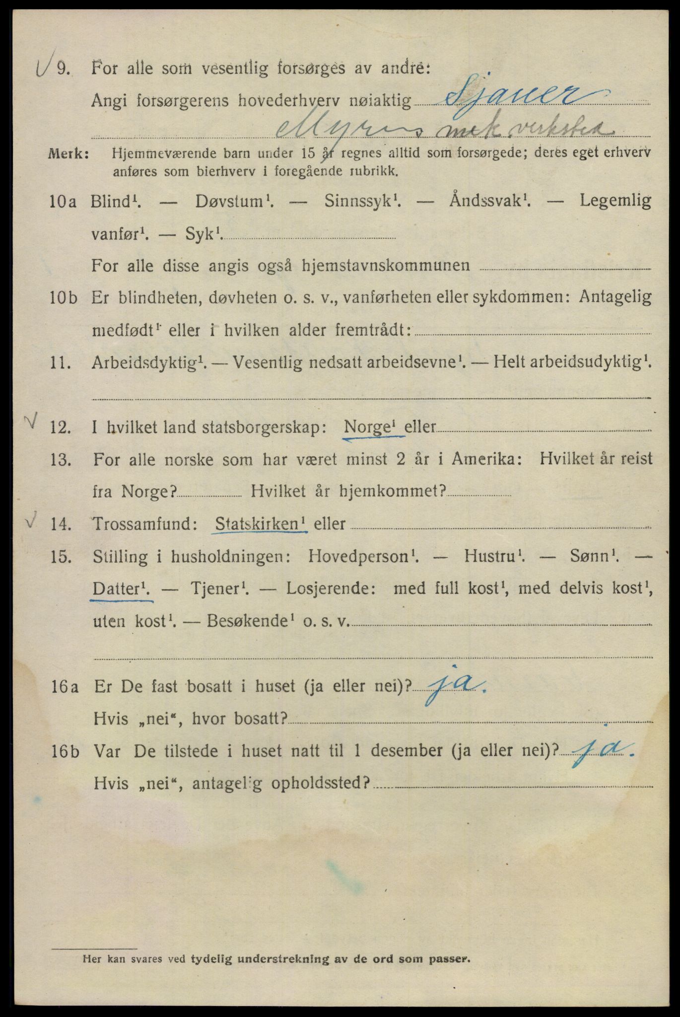 SAO, 1920 census for Kristiania, 1920, p. 174348