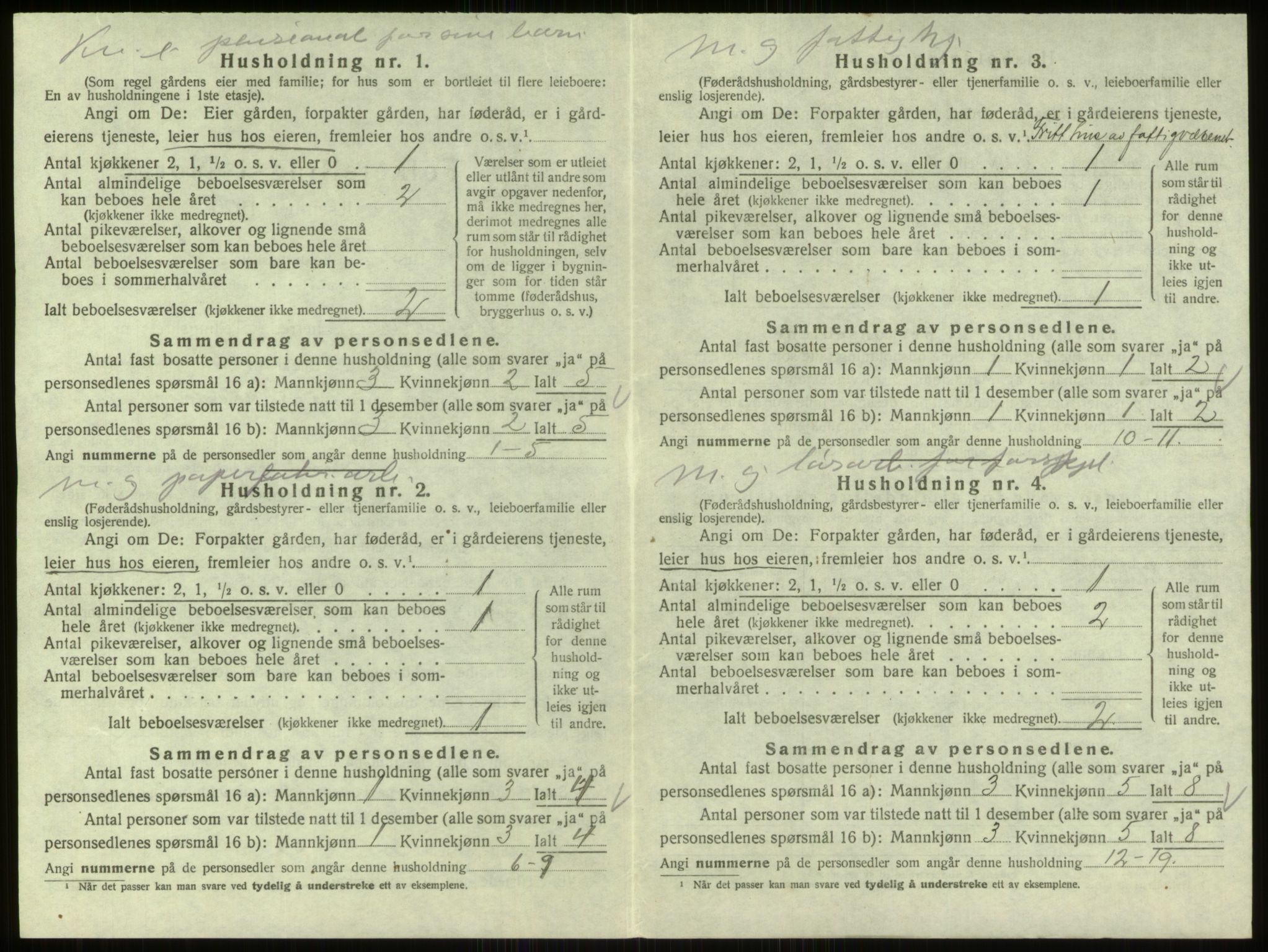 SAO, 1920 census for Skjeberg, 1920, p. 1981