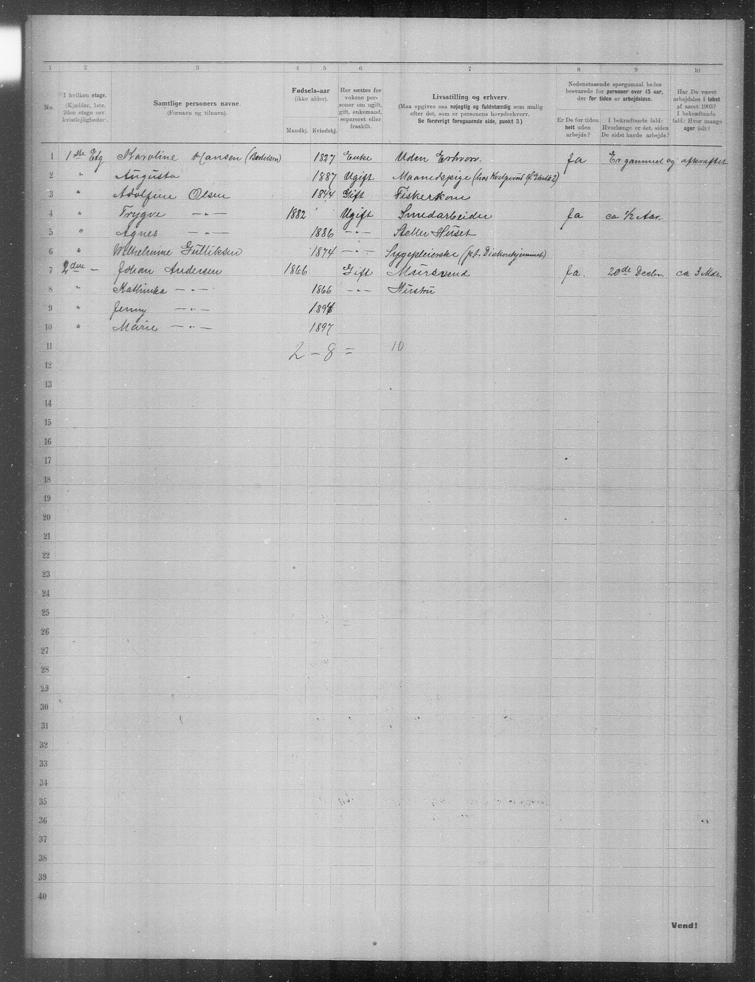 OBA, Municipal Census 1903 for Kristiania, 1903, p. 24775