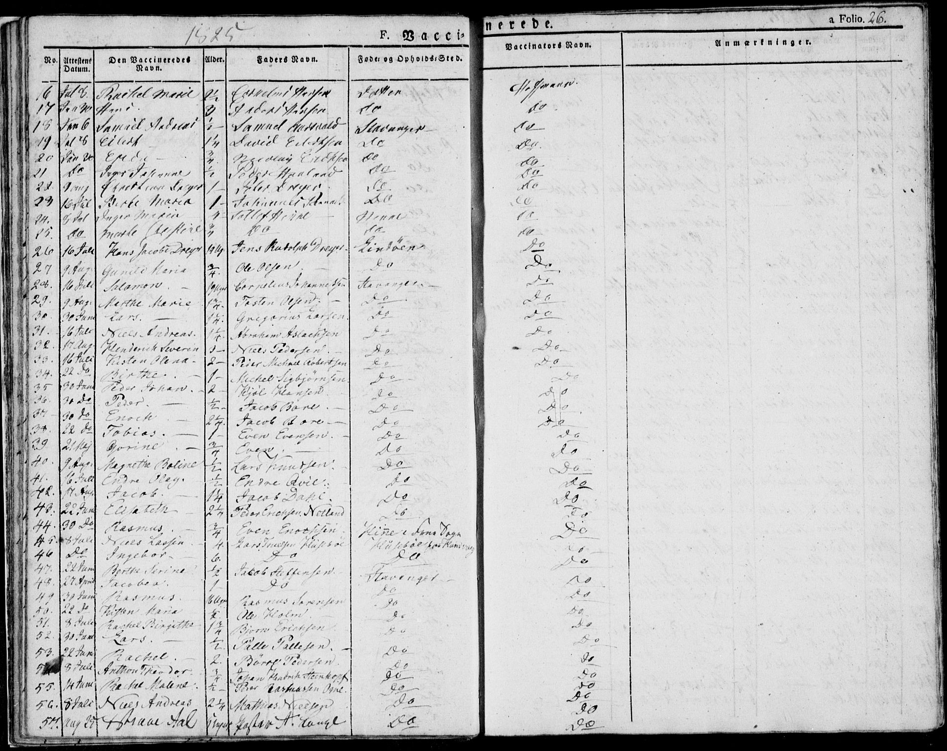 Domkirken sokneprestkontor, AV/SAST-A-101812/001/30/30BA/L0010: Parish register (official) no. A 10, 1821-1859, p. 26