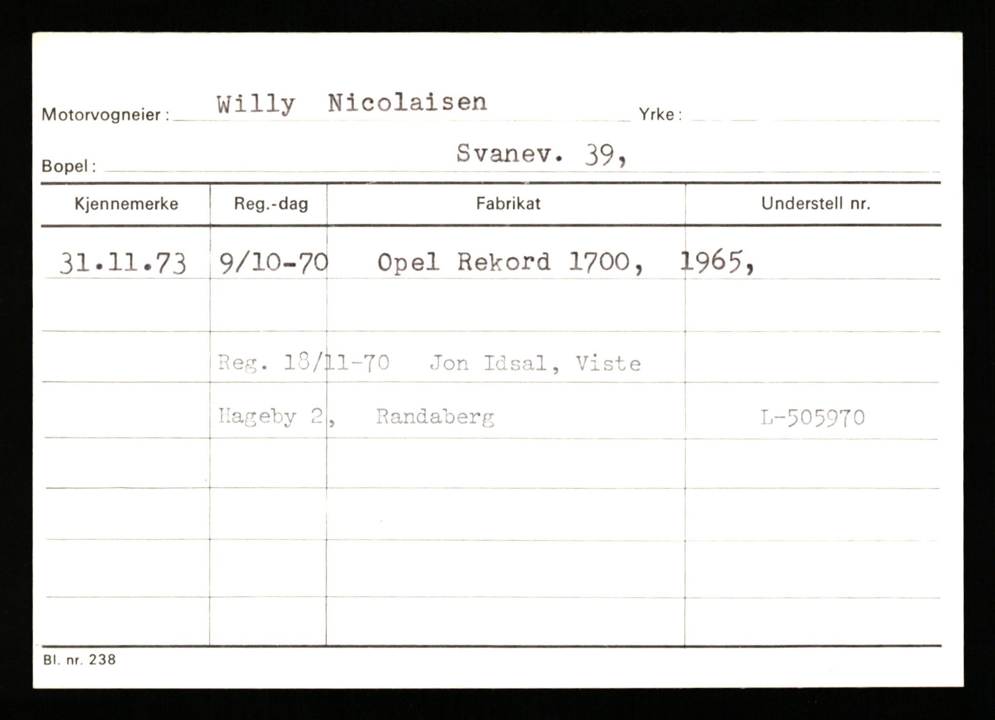 Stavanger trafikkstasjon, SAST/A-101942/0/G/L0011: Registreringsnummer: 240000 - 363477, 1930-1971, p. 1713