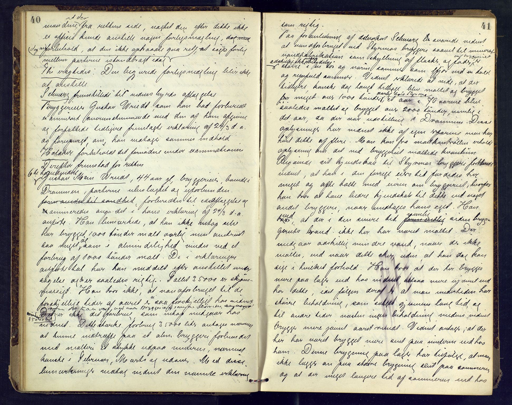 Nordre Jarlsberg sorenskriveri, AV/SAKO-A-80/F/Fb/Fba/L0030: Ekstrarettsprotokoll, 1899-1904, p. 40-41