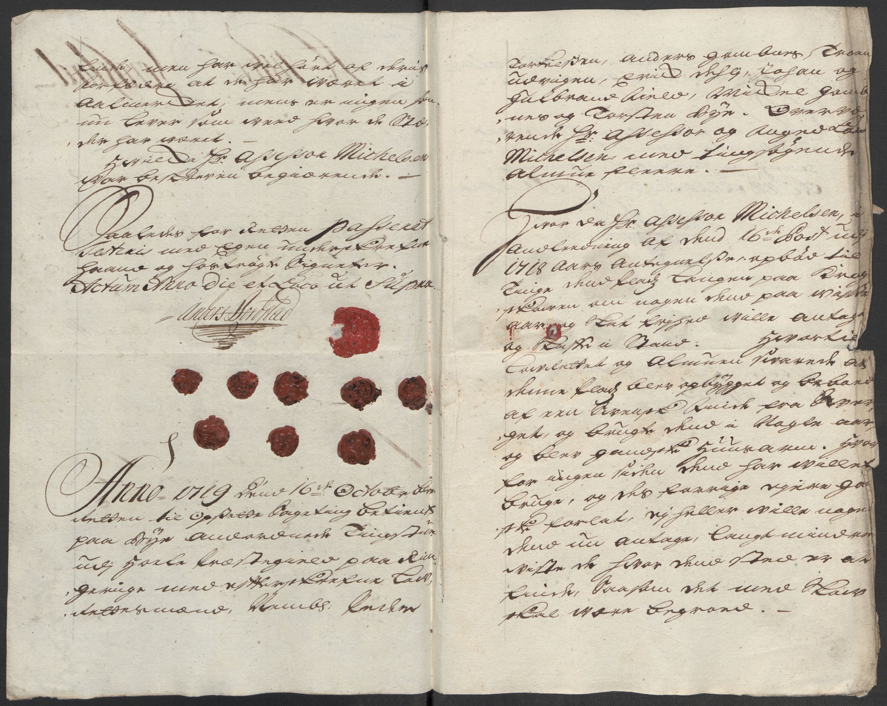 Rentekammeret inntil 1814, Reviderte regnskaper, Fogderegnskap, AV/RA-EA-4092/R23/L1476: Fogderegnskap Ringerike og Hallingdal, 1718, p. 418