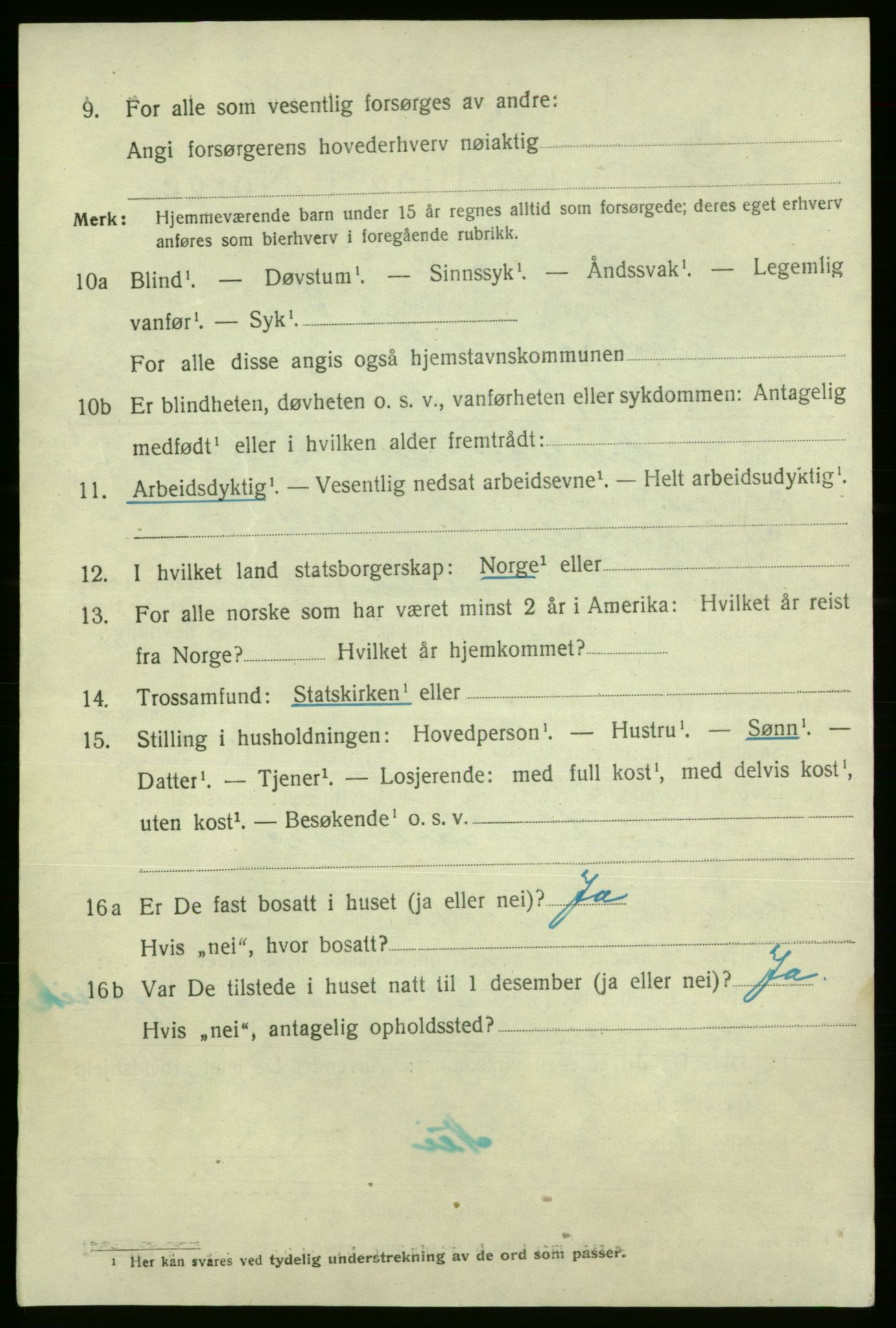 SAO, 1920 census for Fredrikshald, 1920, p. 13790