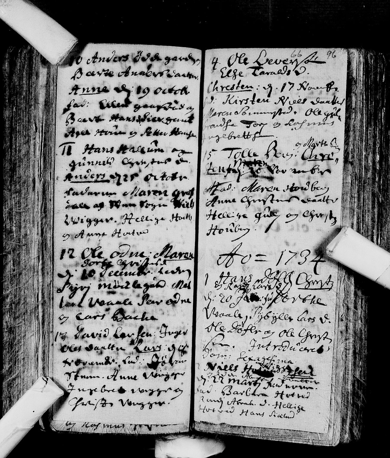 Andebu kirkebøker, AV/SAKO-A-336/F/Fa/L0001: Parish register (official) no. 1 /1, 1623-1738, p. 96