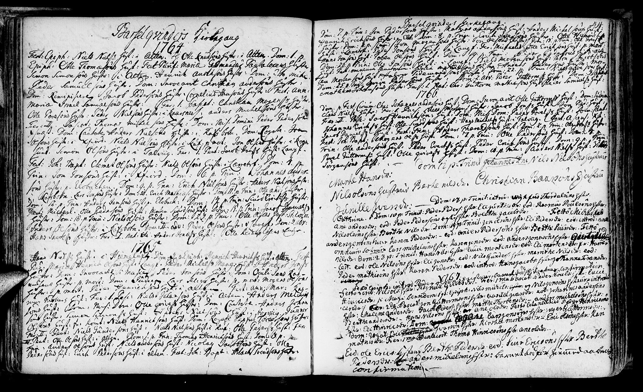 Talvik sokneprestkontor, SATØ/S-1337/H/Ha/L0004kirke: Parish register (official) no. 4, 1752-1772, p. 44