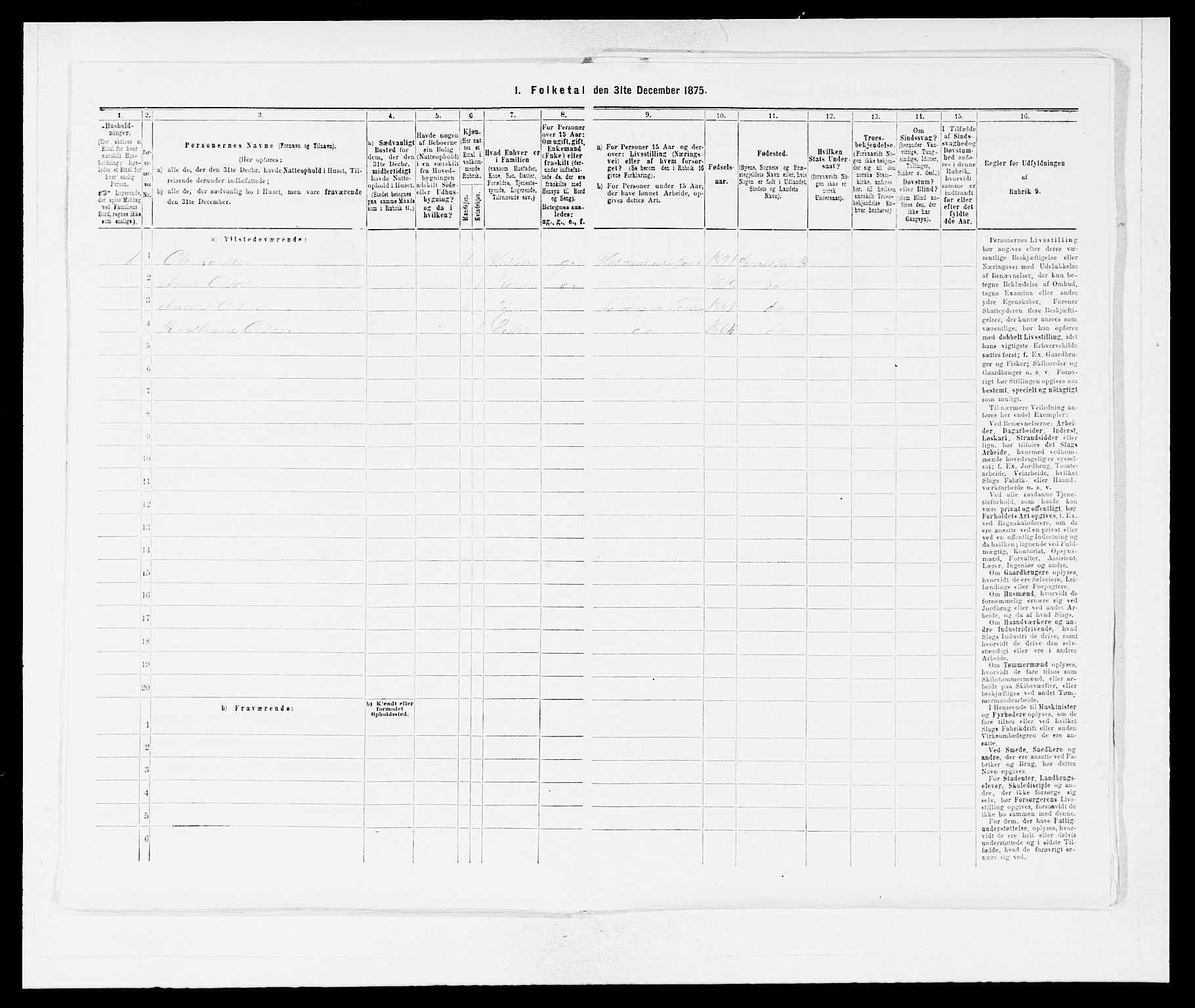 SAB, 1875 census for 1224P Kvinnherad, 1875, p. 410