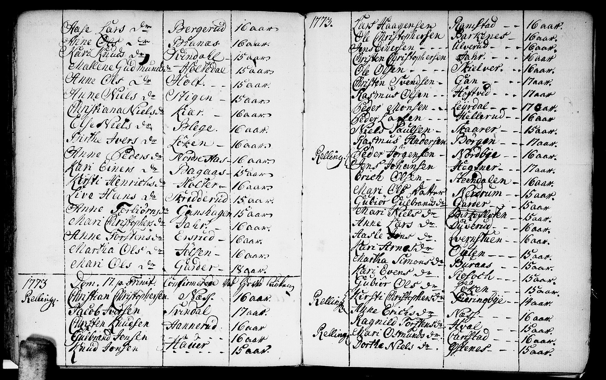 Fet prestekontor Kirkebøker, AV/SAO-A-10370a/F/Fa/L0004: Parish register (official) no. I 4, 1751-1773, p. 189