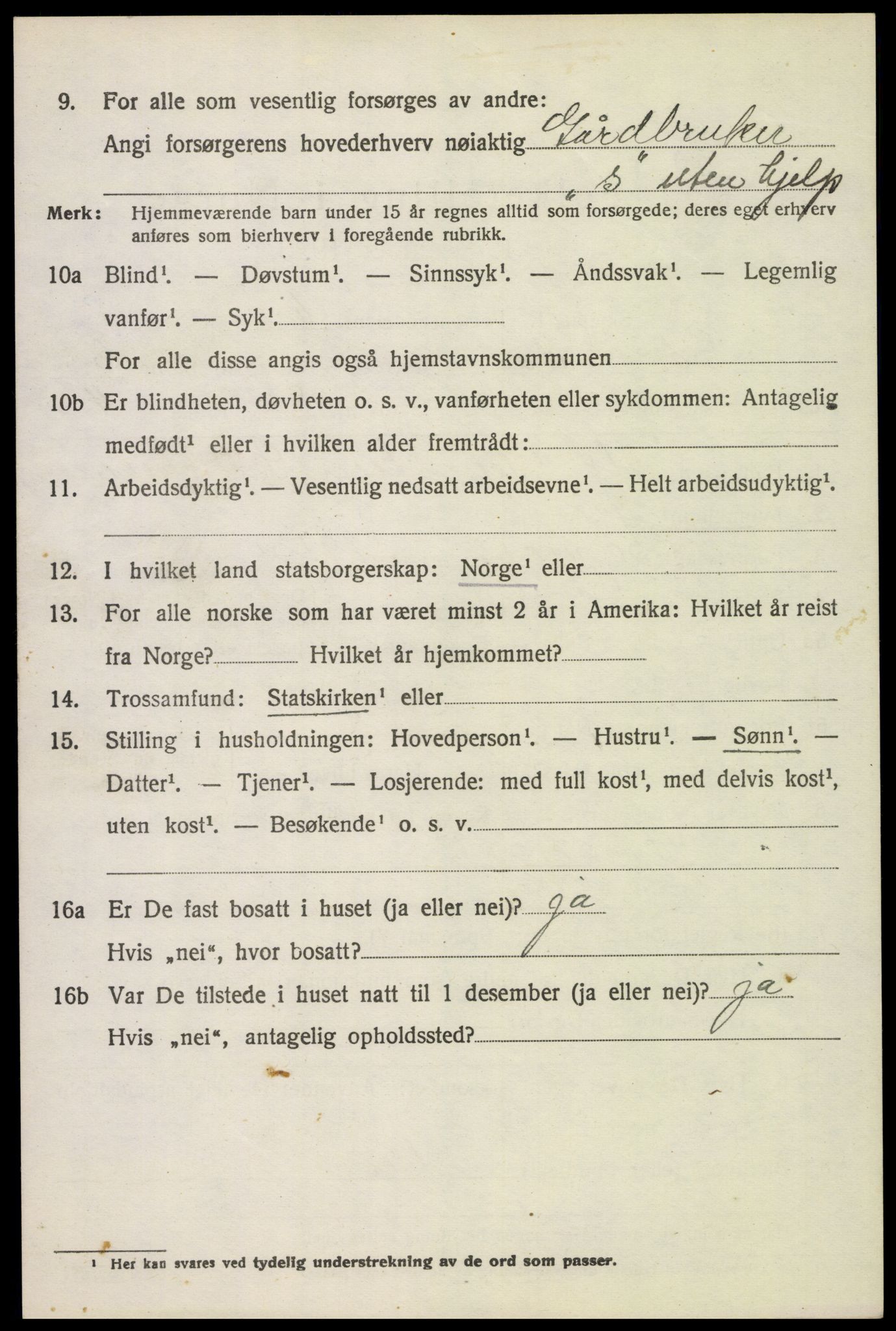 SAH, 1920 census for Sør-Odal, 1920, p. 8648