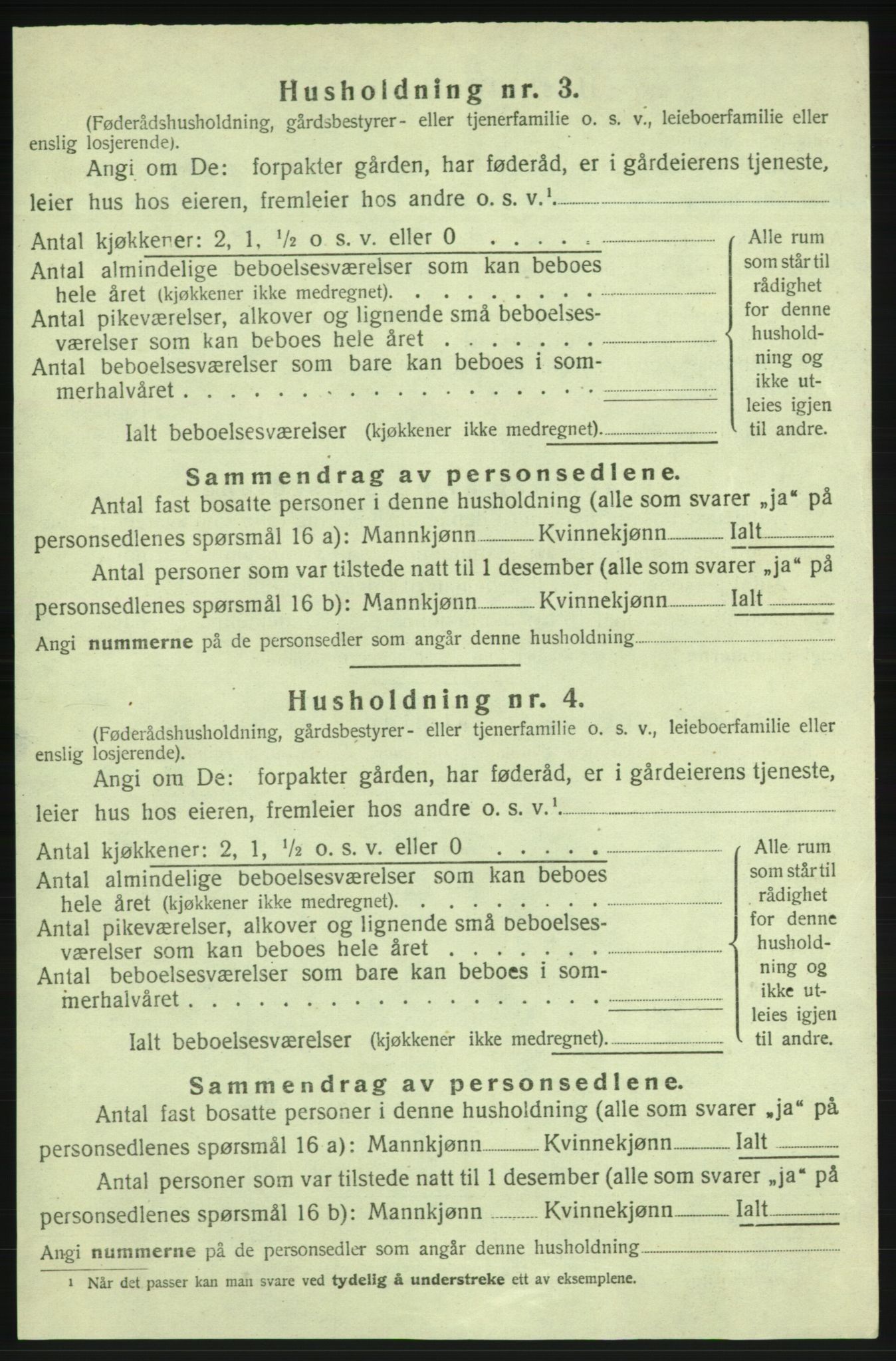 SAB, 1920 census for Strandebarm, 1920, p. 872