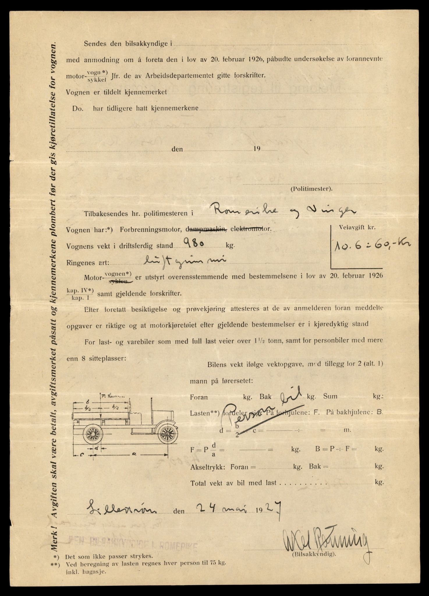 Møre og Romsdal vegkontor - Ålesund trafikkstasjon, SAT/A-4099/F/Fe/L0003: Registreringskort for kjøretøy T 232 - T 340, 1927-1998, p. 2506