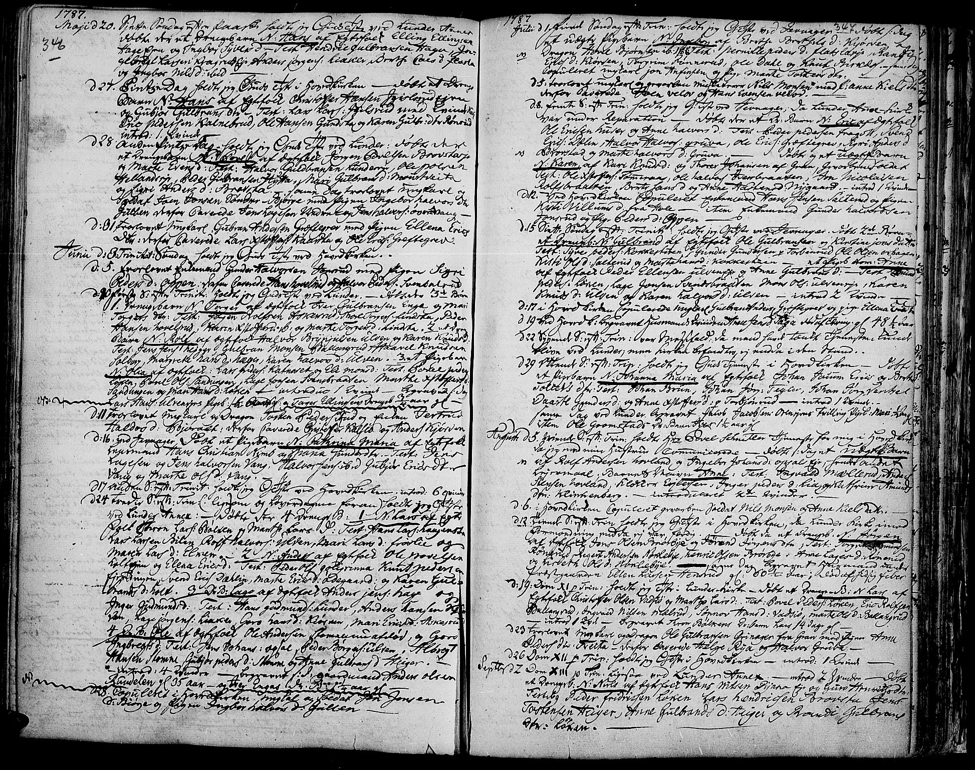 Jevnaker prestekontor, AV/SAH-PREST-116/H/Ha/Haa/L0003: Parish register (official) no. 3, 1752-1799, p. 346-347