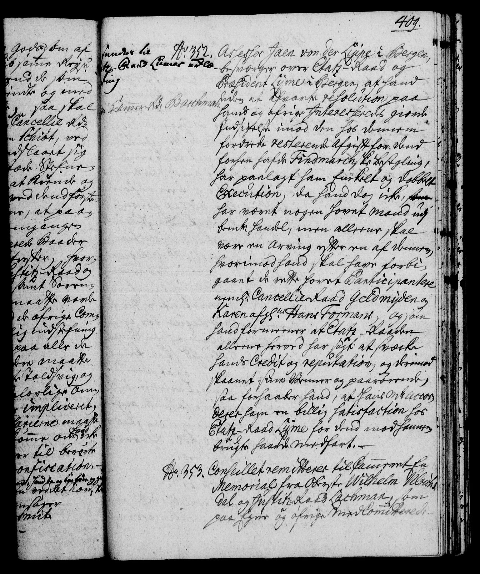 Rentekammeret, Kammerkanselliet, RA/EA-3111/G/Gh/Gha/L0023: Norsk ekstraktmemorialprotokoll (merket RK 53.68), 1741-1742, p. 409