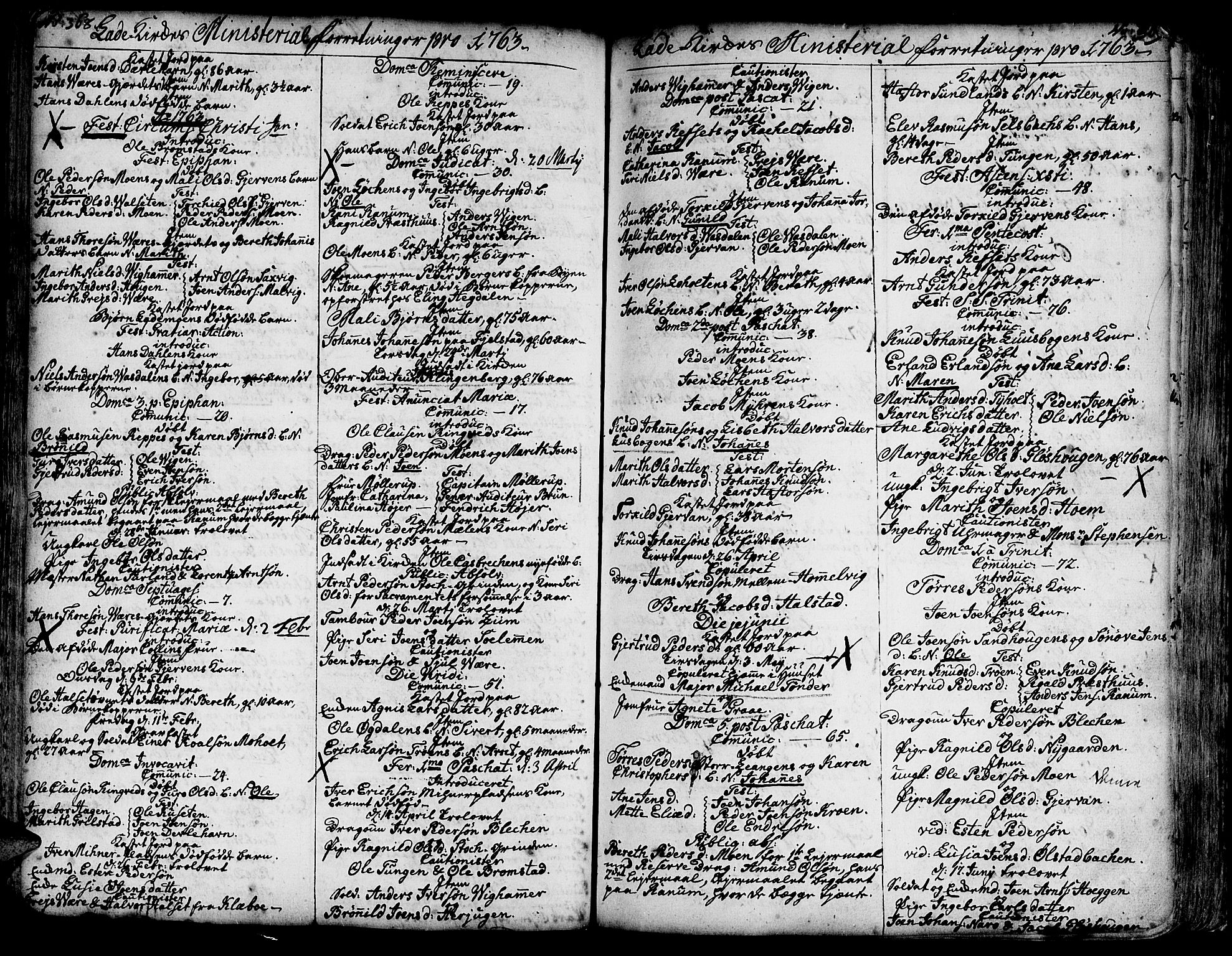 Ministerialprotokoller, klokkerbøker og fødselsregistre - Sør-Trøndelag, SAT/A-1456/606/L0275: Parish register (official) no. 606A01 /1, 1727-1780, p. 368-369