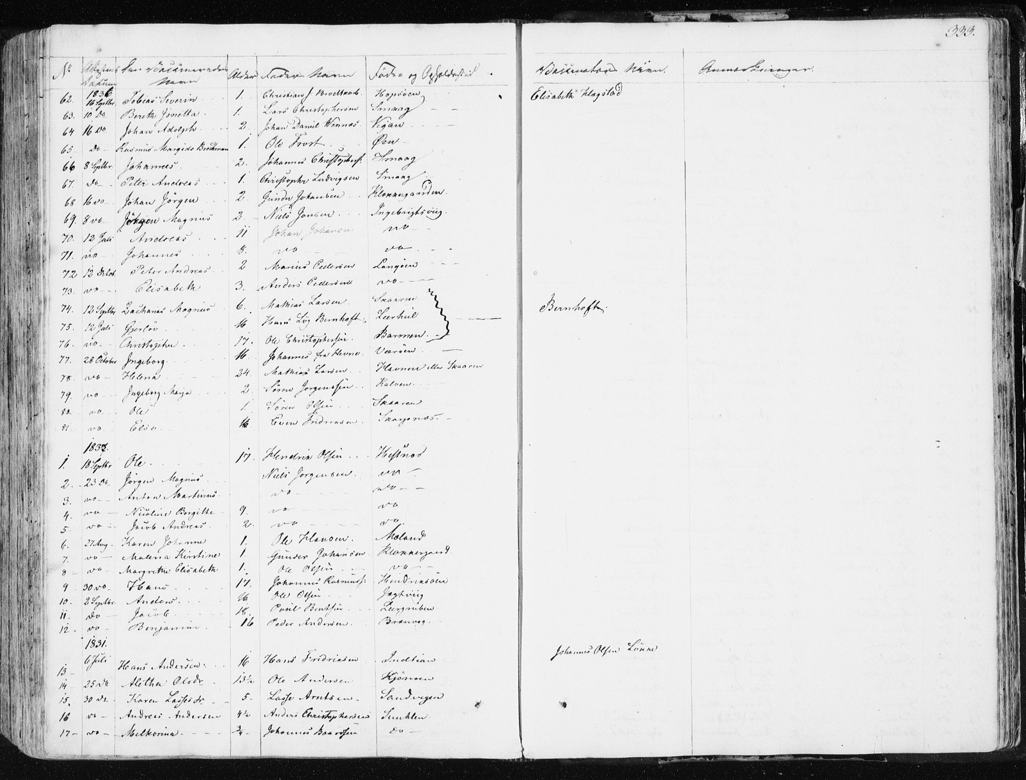 Ministerialprotokoller, klokkerbøker og fødselsregistre - Sør-Trøndelag, SAT/A-1456/634/L0528: Parish register (official) no. 634A04, 1827-1842, p. 333