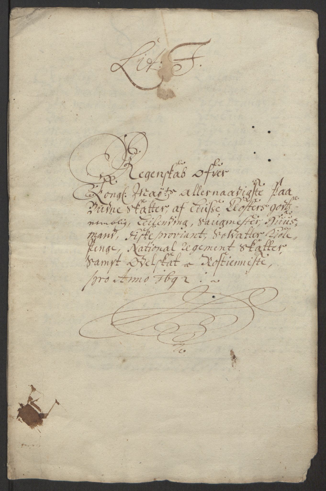 Rentekammeret inntil 1814, Reviderte regnskaper, Fogderegnskap, RA/EA-4092/R50/L3159: Fogderegnskap Lyse kloster, 1691-1709, p. 8