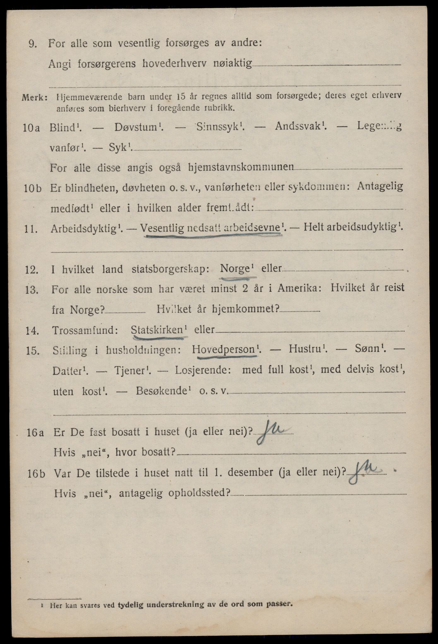 SAKO, 1920 census for Vinje, 1920, p. 3886