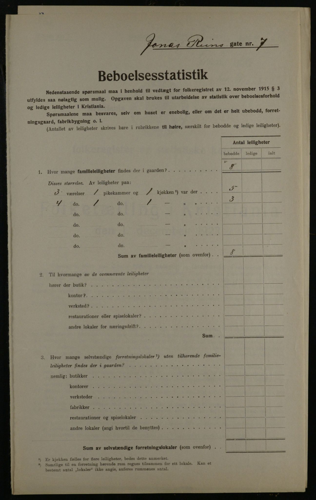 OBA, Municipal Census 1923 for Kristiania, 1923, p. 53092