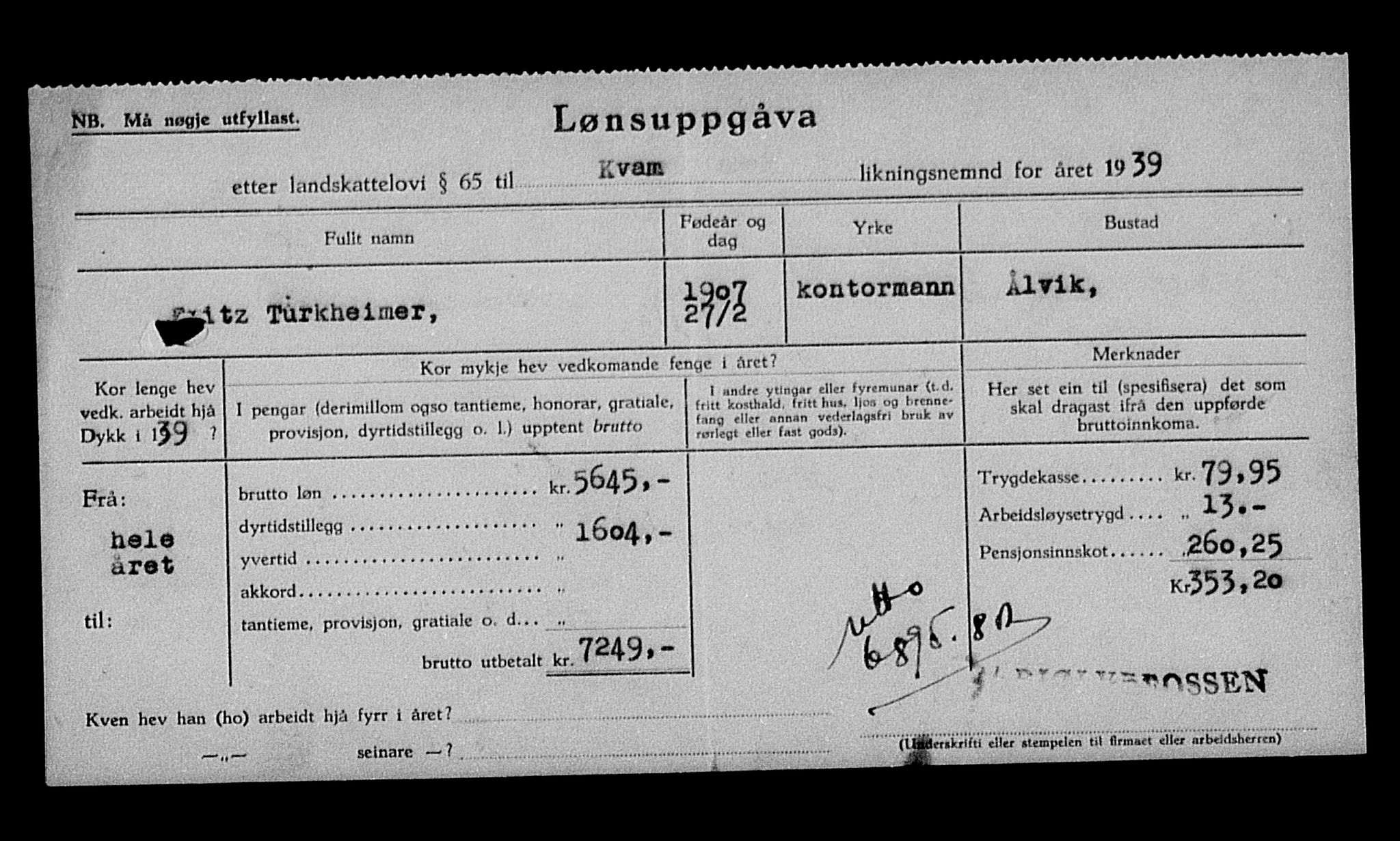 Justisdepartementet, Tilbakeføringskontoret for inndratte formuer, AV/RA-S-1564/H/Hc/Hcd/L1008: --, 1945-1947, p. 103