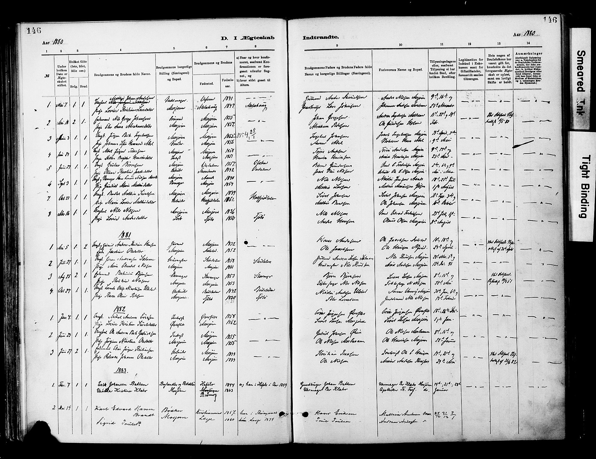 Ministerialprotokoller, klokkerbøker og fødselsregistre - Nordland, AV/SAT-A-1459/820/L0296: Parish register (official) no. 820A17, 1880-1903, p. 146