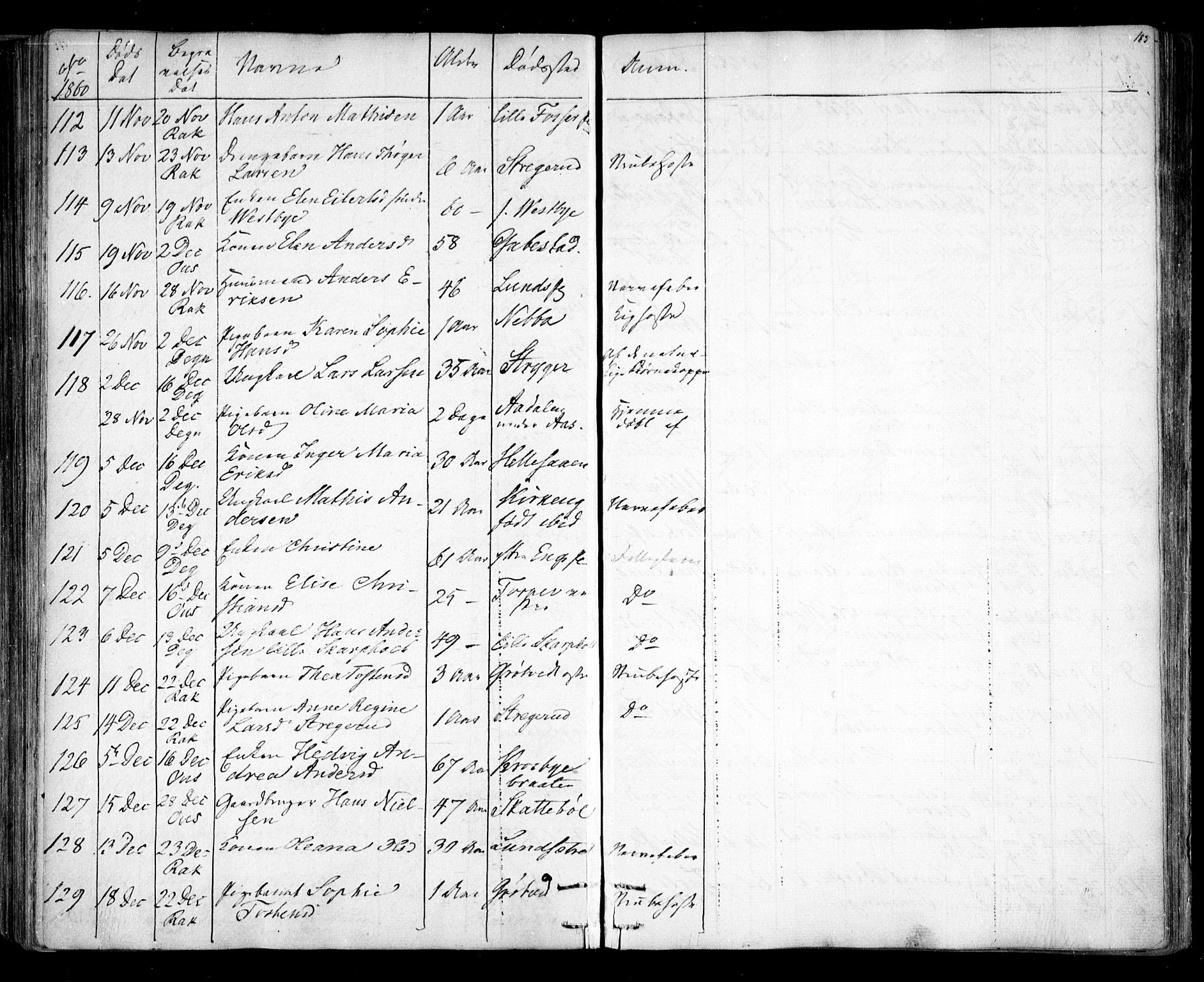 Rakkestad prestekontor Kirkebøker, AV/SAO-A-2008/F/Fa/L0010: Parish register (official) no. I 10, 1857-1861, p. 183