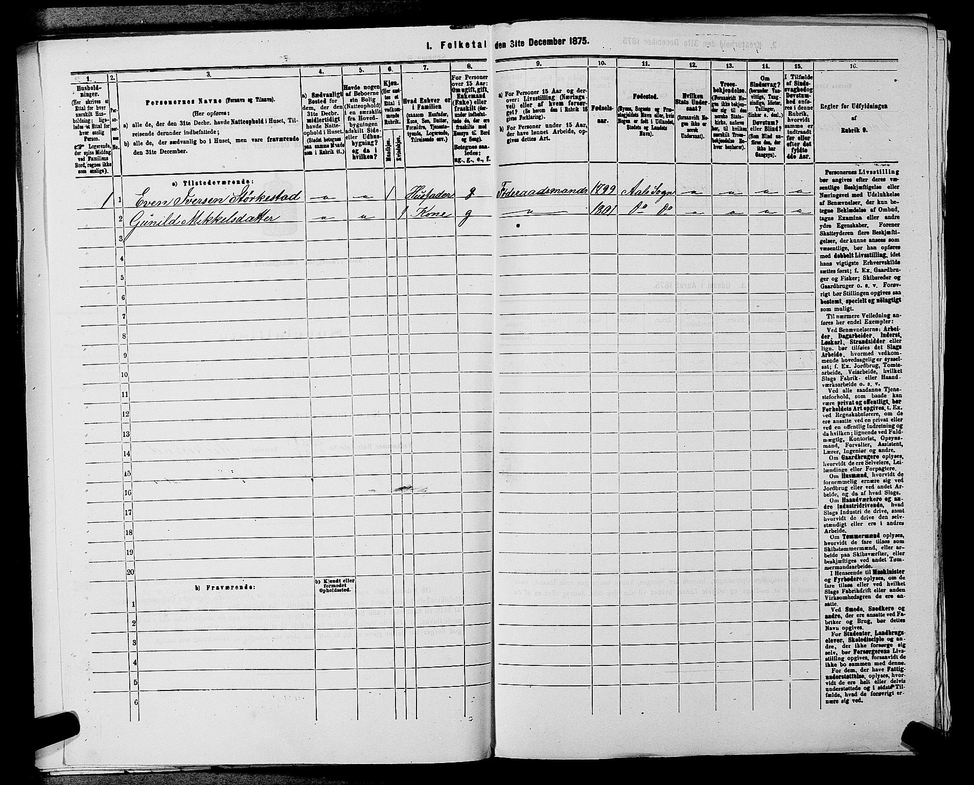 SAKO, 1875 census for 0619P Ål, 1875, p. 784