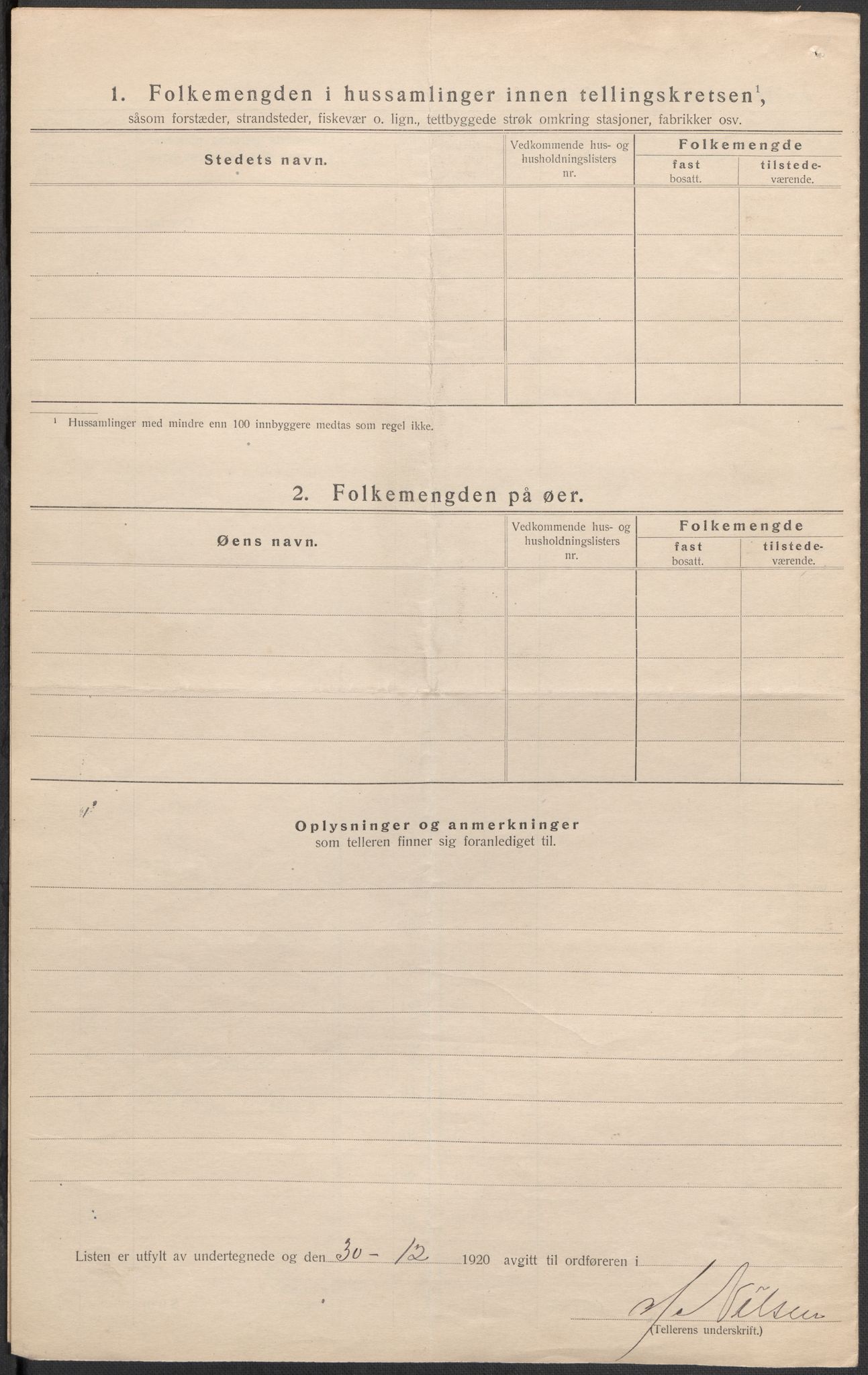 SAKO, 1920 census for Brunlanes, 1920, p. 25