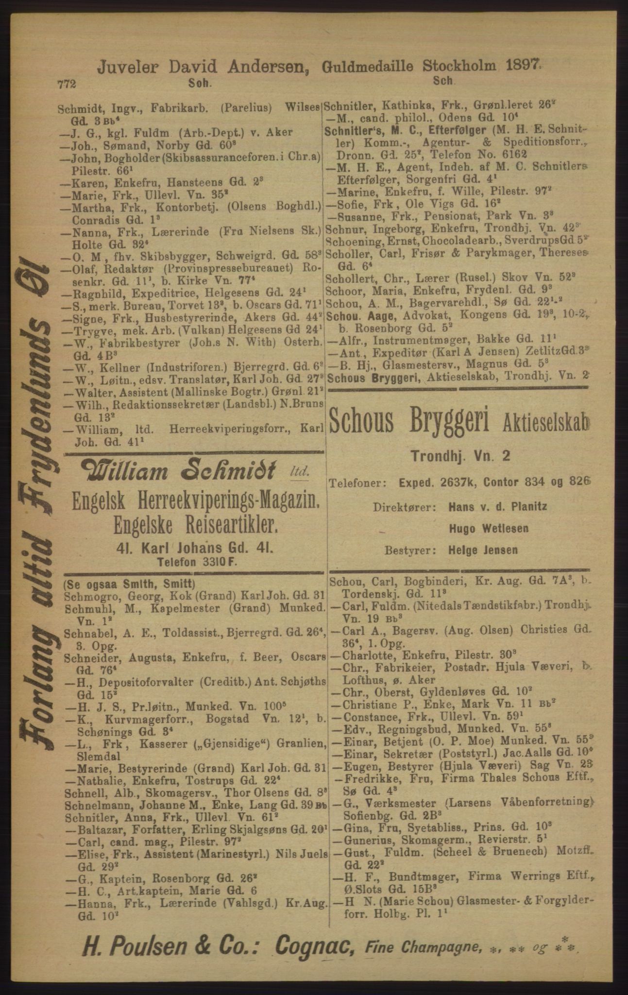 Kristiania/Oslo adressebok, PUBL/-, 1906, p. 772