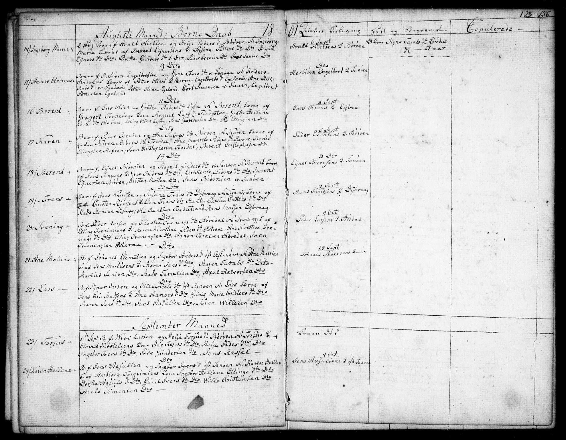 Dypvåg sokneprestkontor, AV/SAK-1111-0007/F/Fb/Fba/L0007: Parish register (copy) no. B 7, 1762-1810, p. 125