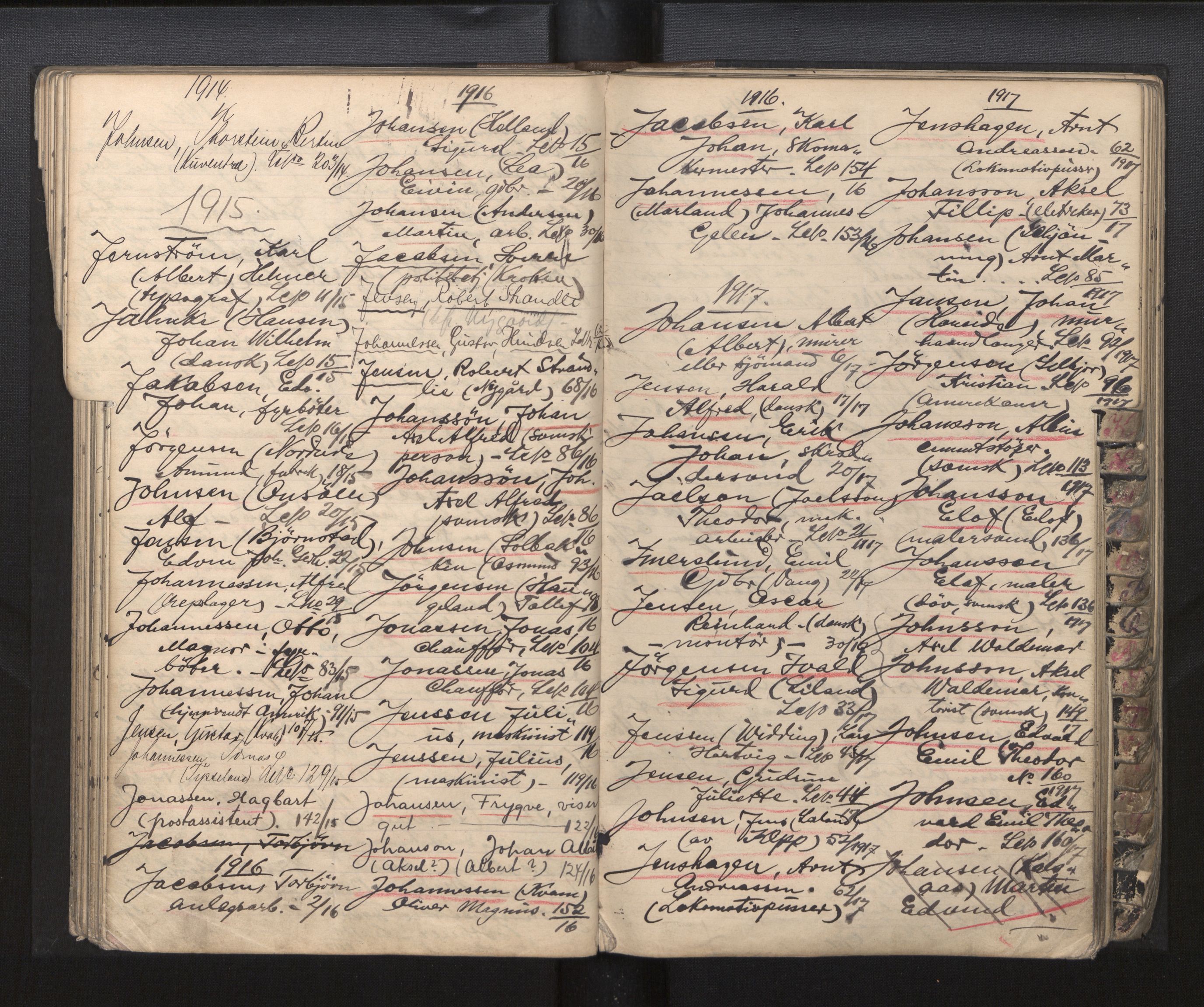 Bergen politikammer / politidistrikt, AV/SAB-A-60401/J.a/J.ac/L0002: Emigrantforbudsregister, 1894-1920