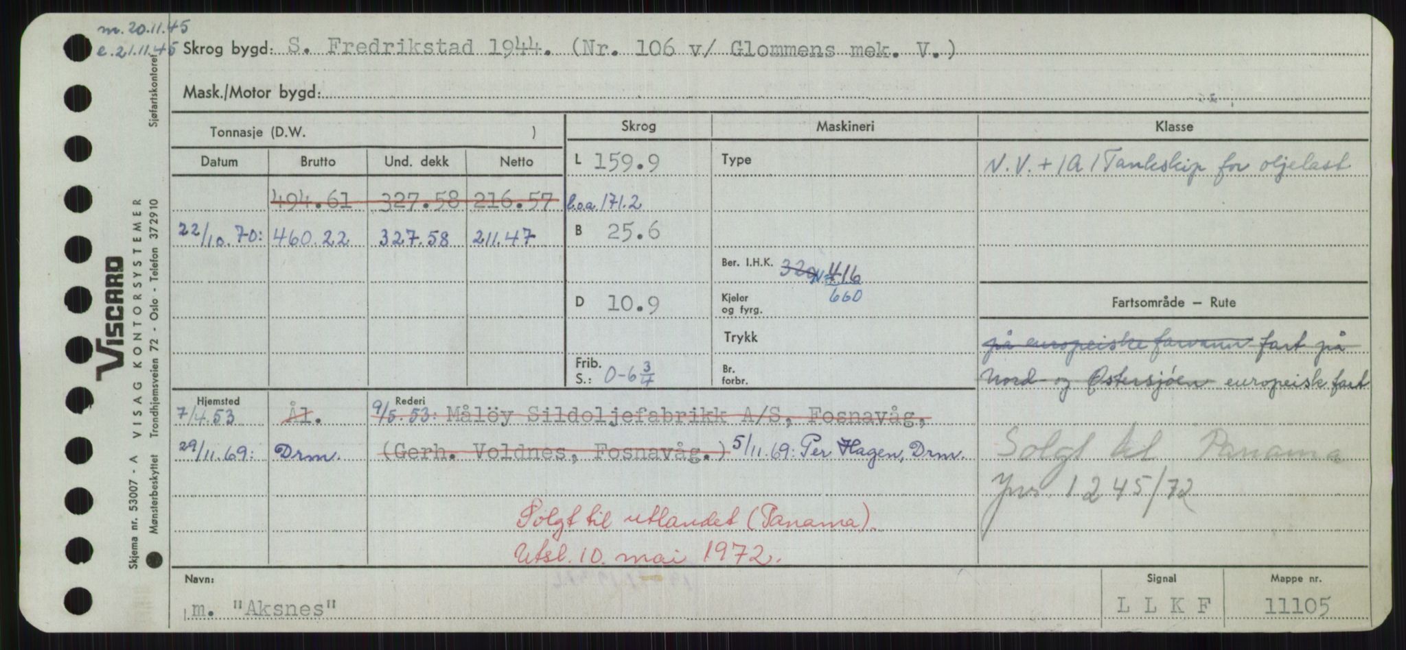 Sjøfartsdirektoratet med forløpere, Skipsmålingen, AV/RA-S-1627/H/Hd/L0001: Fartøy, A-Anv, p. 209