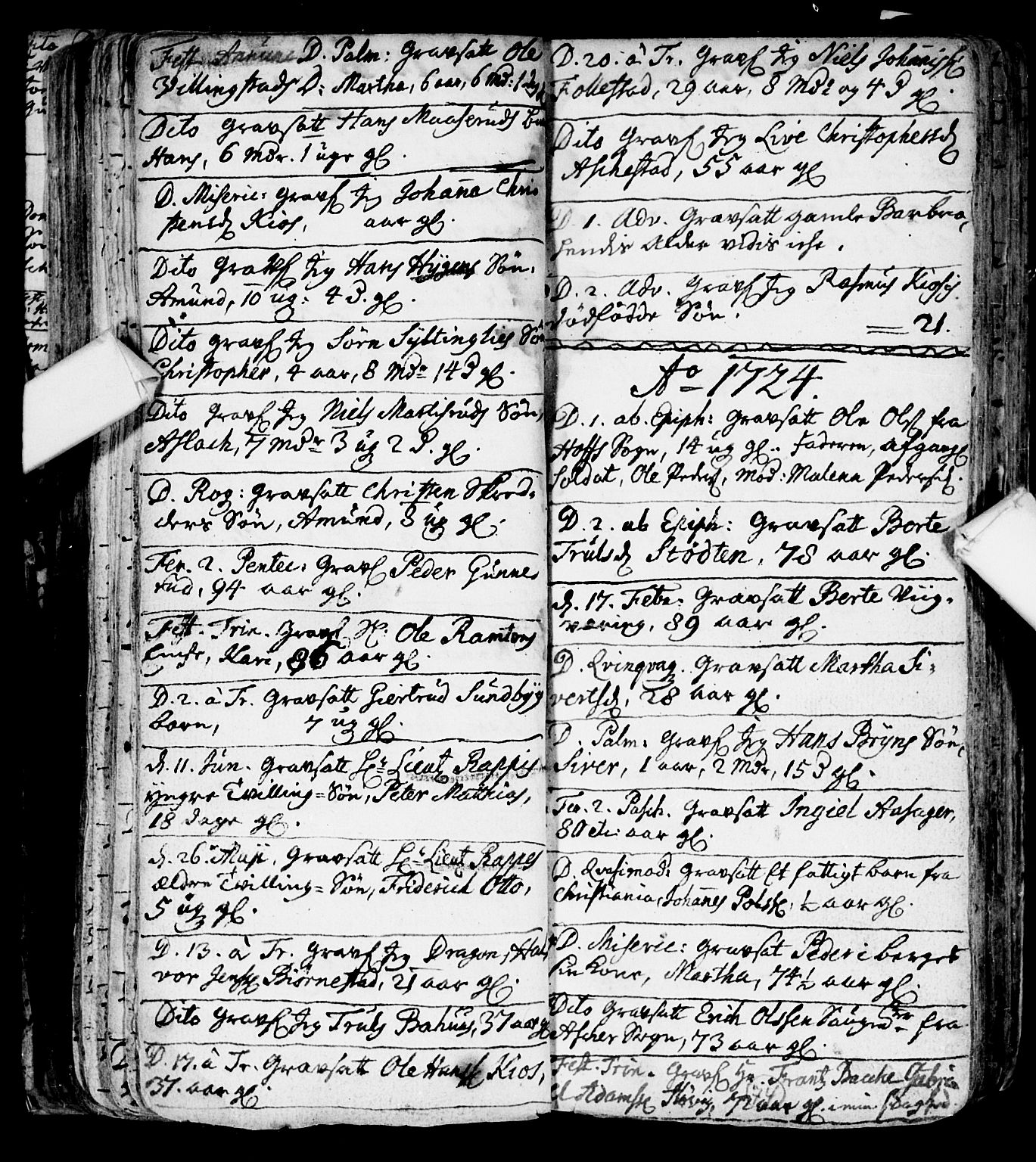 Røyken kirkebøker, AV/SAKO-A-241/F/Fa/L0001: Parish register (official) no. 1, 1701-1730, p. 74