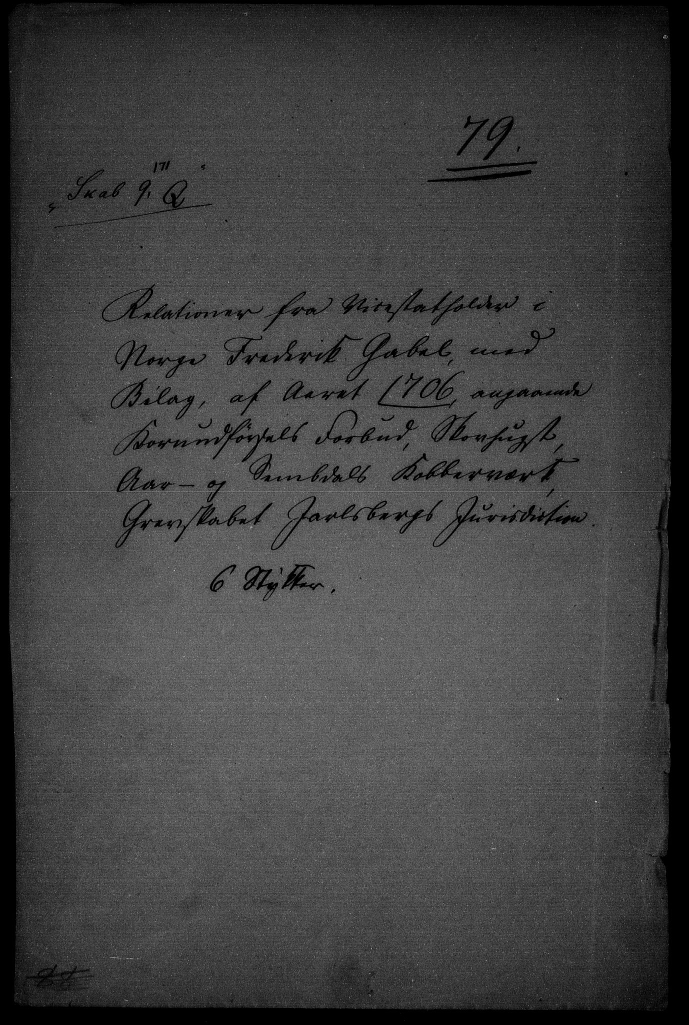 Danske Kanselli, Skapsaker, AV/RA-EA-4061/F/L0032: Skap 9, pakke 166-172, 1665-1720, p. 191