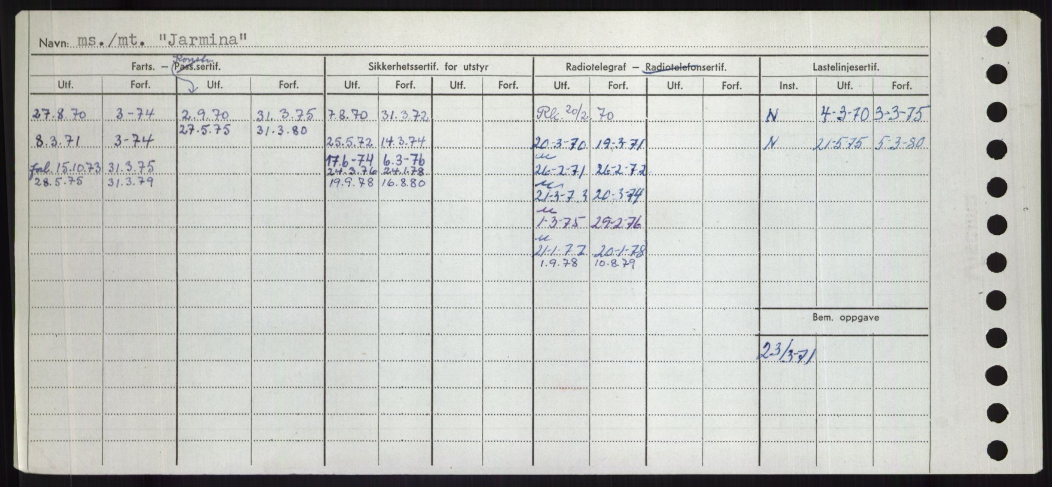 Sjøfartsdirektoratet med forløpere, Skipsmålingen, AV/RA-S-1627/H/Hd/L0019: Fartøy, J, p. 264