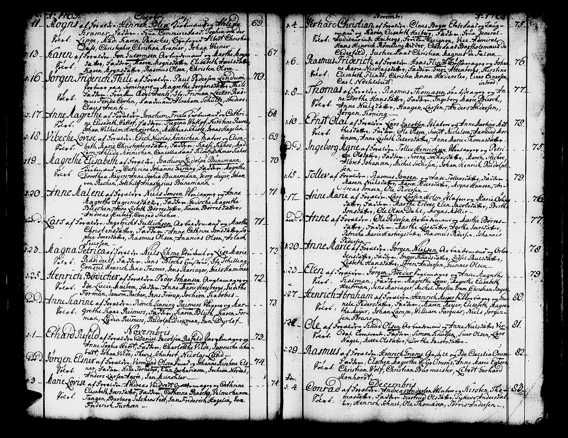 Domkirken sokneprestembete, SAB/A-74801/H/Haa/L0003: Parish register (official) no. A 3, 1758-1789, p. 92-93