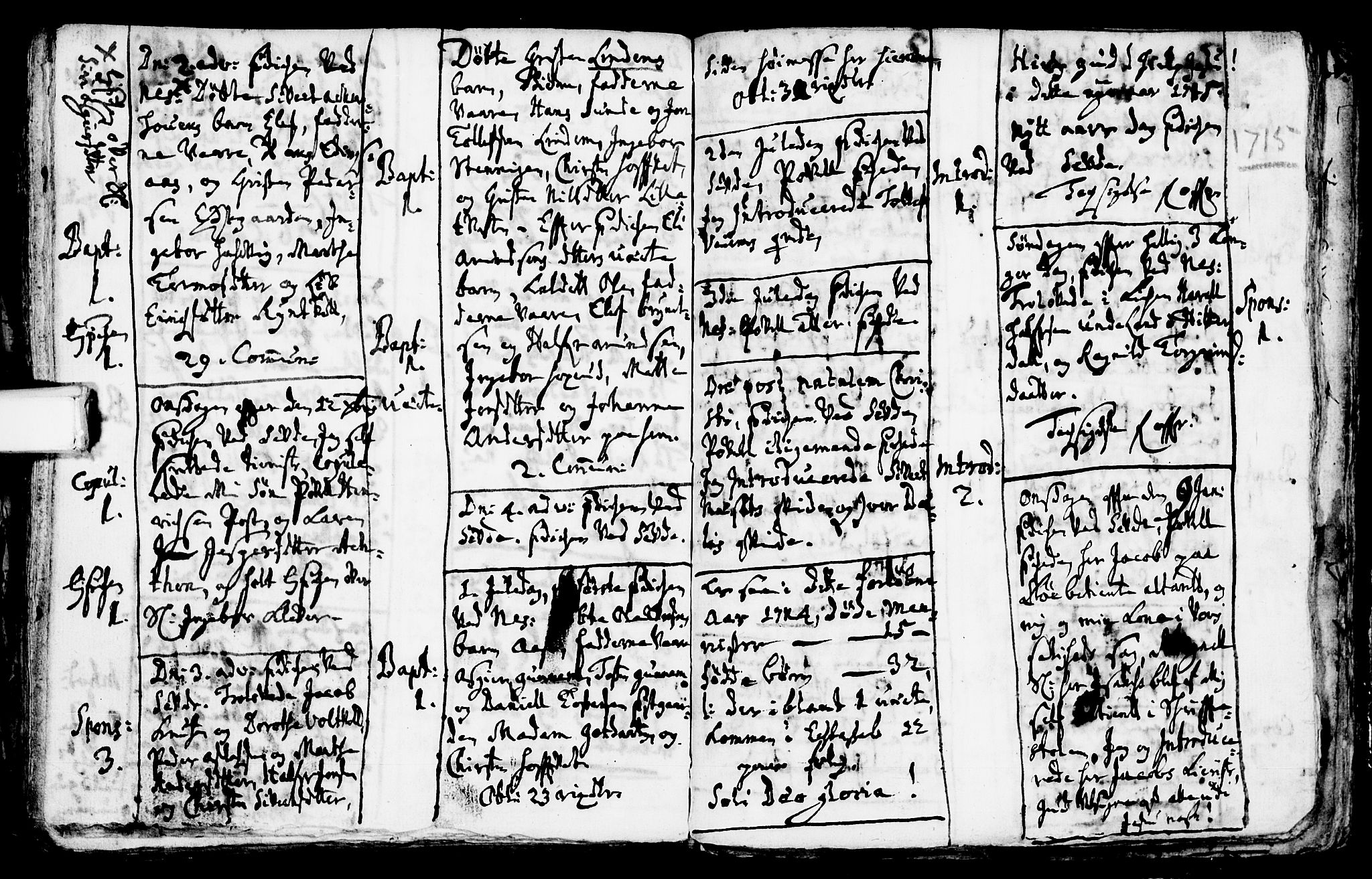 Sauherad kirkebøker, AV/SAKO-A-298/F/Fa/L0002: Parish register (official) no. I 2, 1681-1720