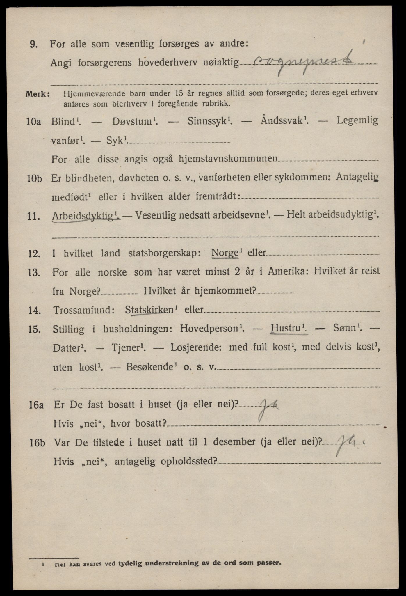 SAST, 1920 census for Hjelmeland, 1920, p. 4136