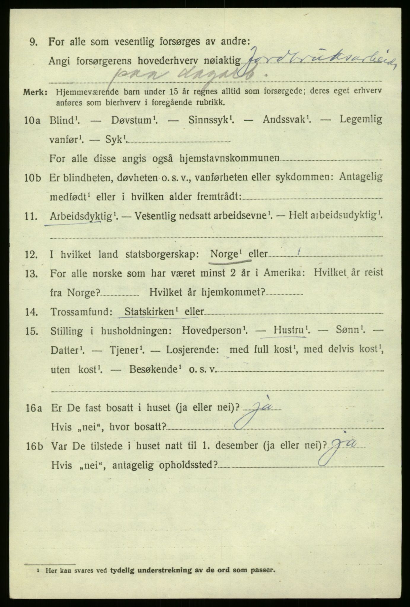 SAB, 1920 census for Luster, 1920, p. 3775