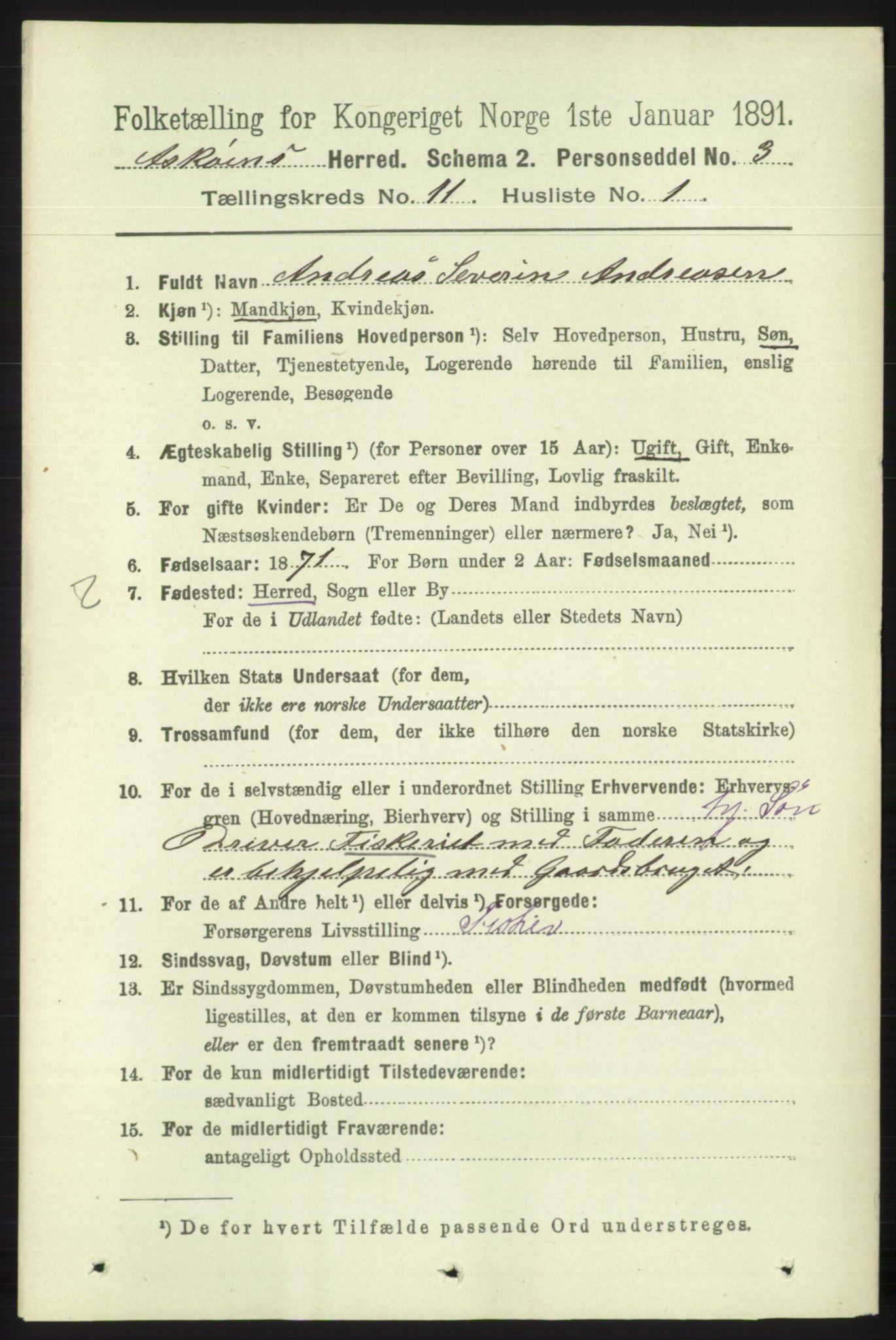 RA, 1891 census for 1247 Askøy, 1891, p. 7277