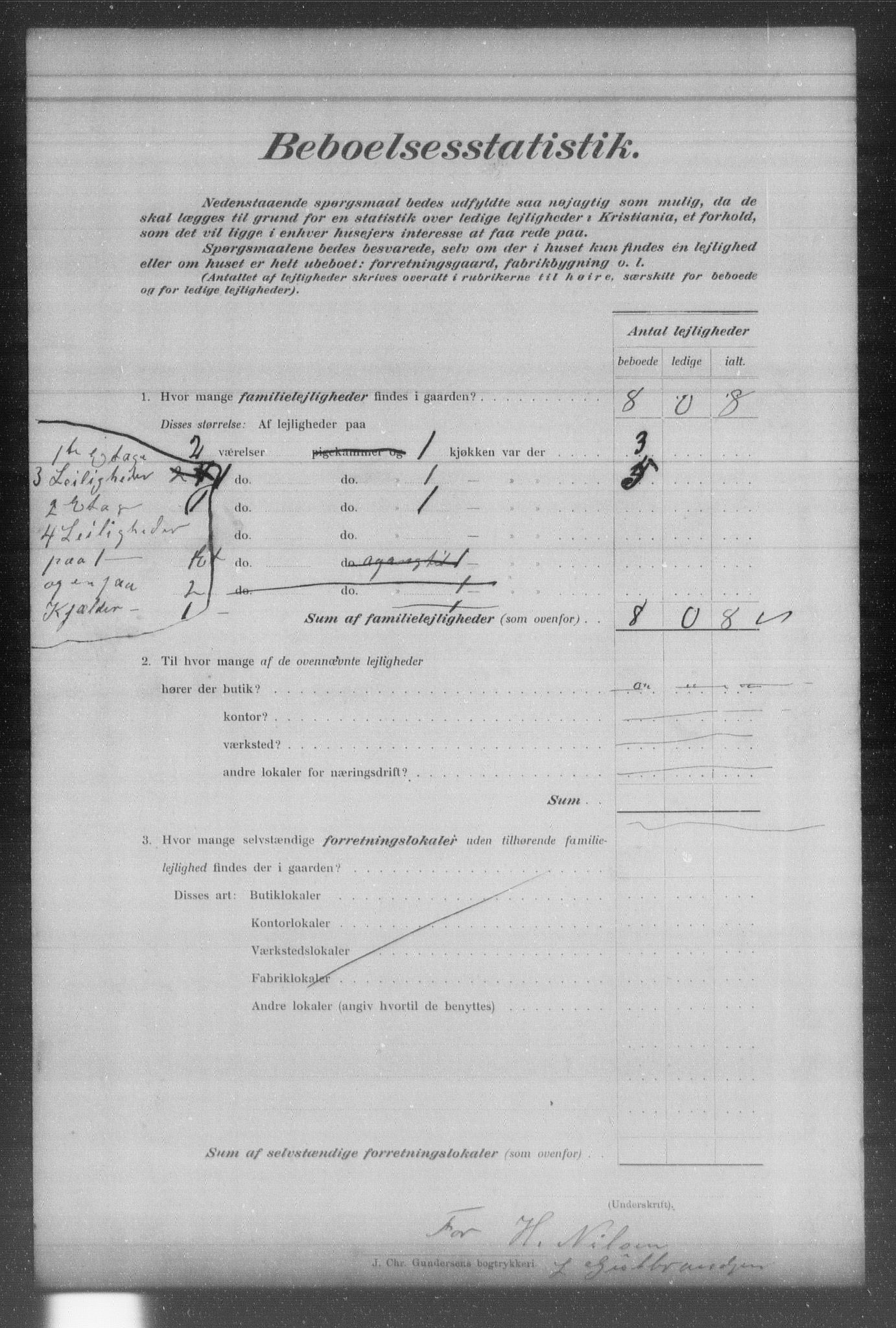 OBA, Municipal Census 1903 for Kristiania, 1903, p. 6145