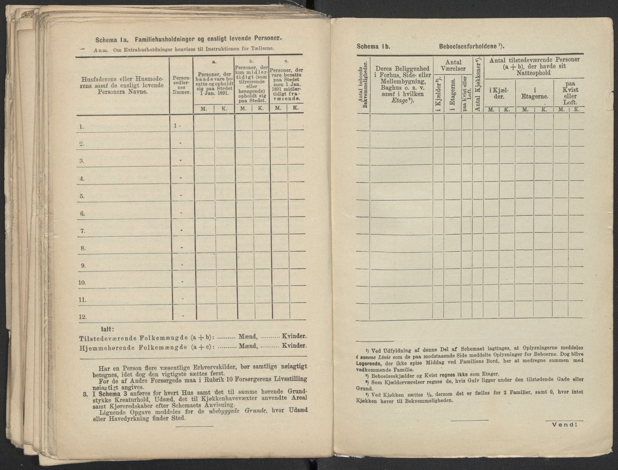 RA, 1891 Census for 1301 Bergen, 1891, p. 6907