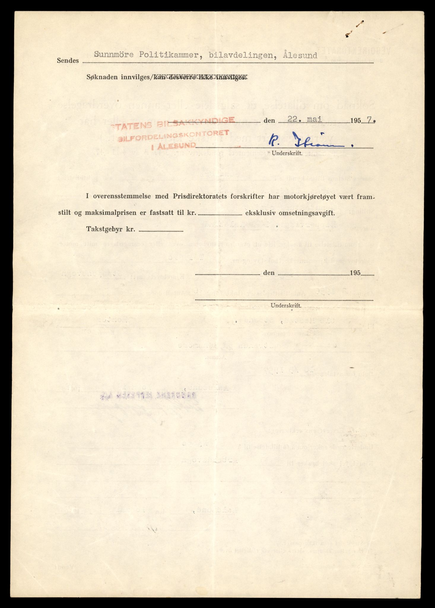 Møre og Romsdal vegkontor - Ålesund trafikkstasjon, AV/SAT-A-4099/F/Fe/L0042: Registreringskort for kjøretøy T 13906 - T 14079, 1927-1998, p. 1502