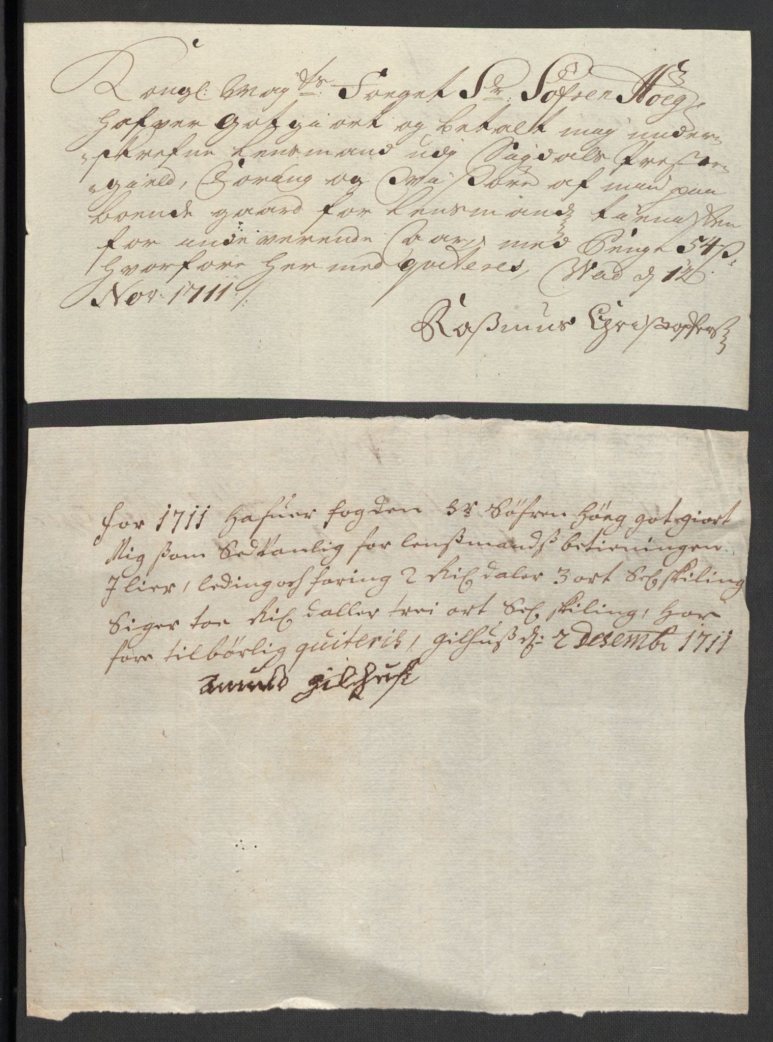 Rentekammeret inntil 1814, Reviderte regnskaper, Fogderegnskap, AV/RA-EA-4092/R31/L1705: Fogderegnskap Hurum, Røyken, Eiker, Lier og Buskerud, 1711, p. 348