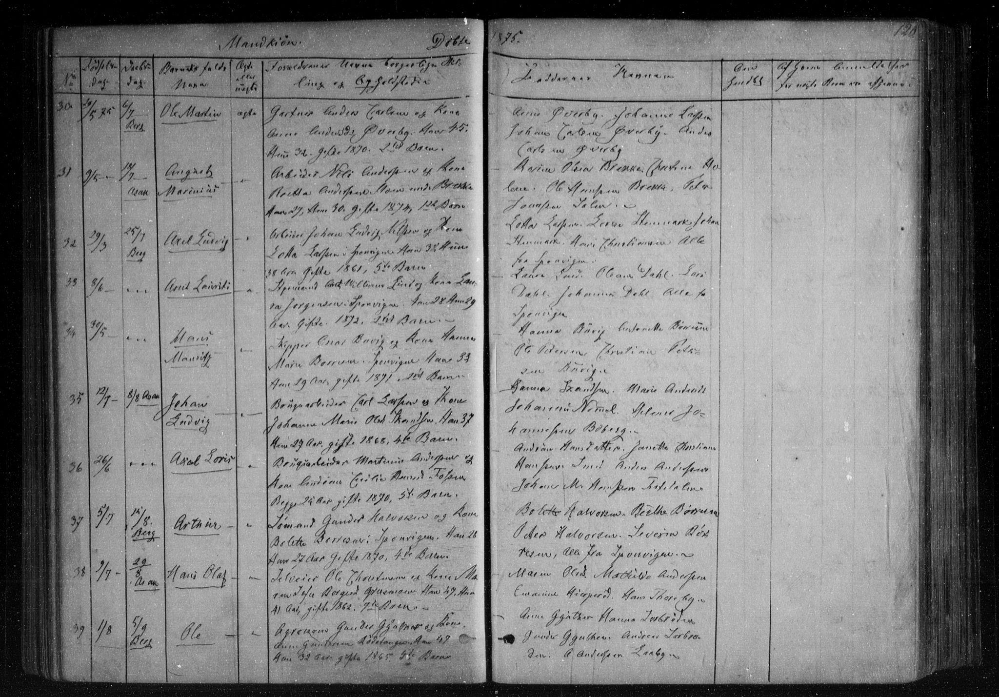 Berg prestekontor Kirkebøker, SAO/A-10902/F/Fa/L0005: Parish register (official) no. I 5, 1861-1877, p. 120